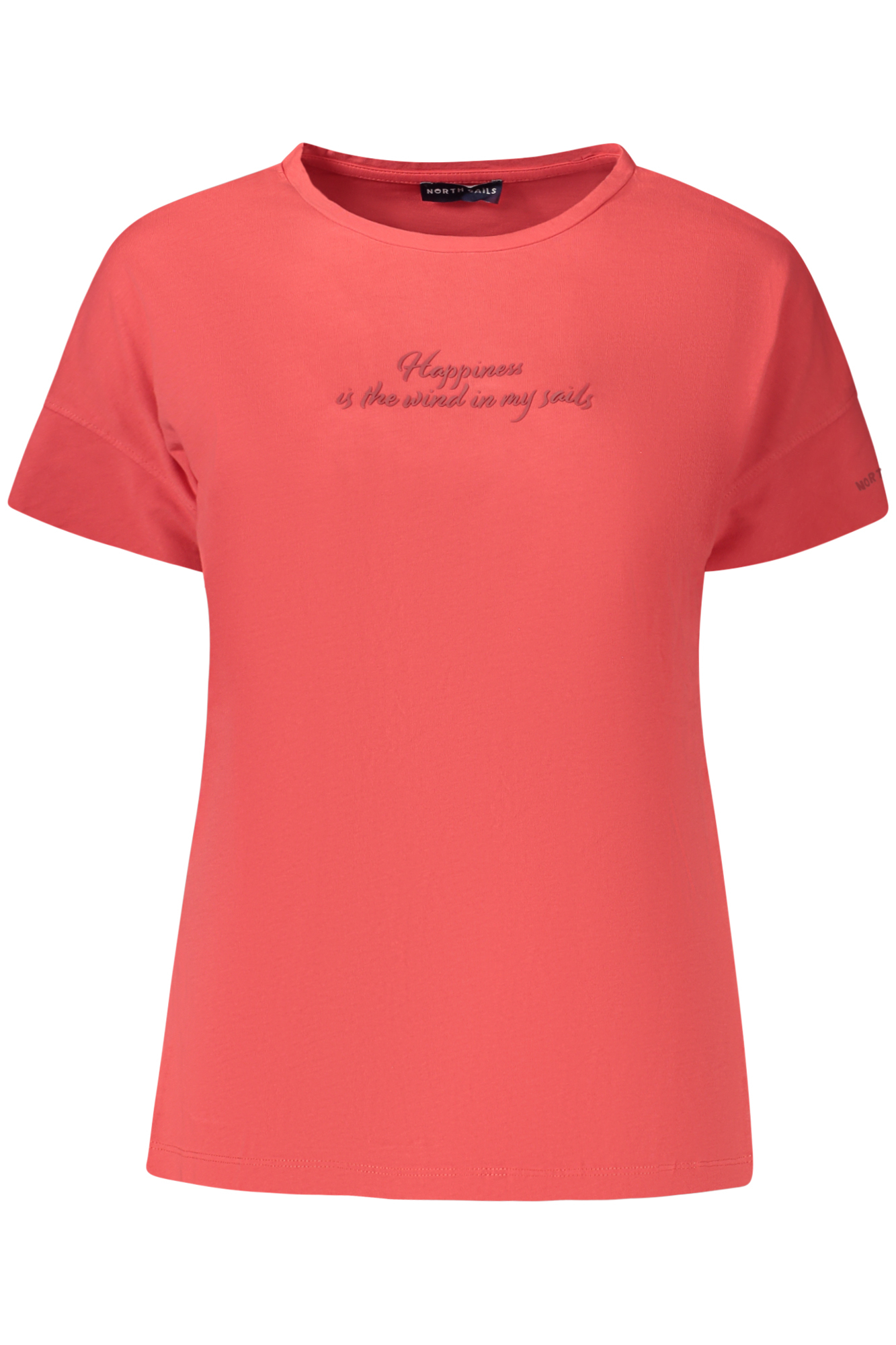 NORTH SAILS T-SHIRT MANICHE CORTE DONNA - Rosso