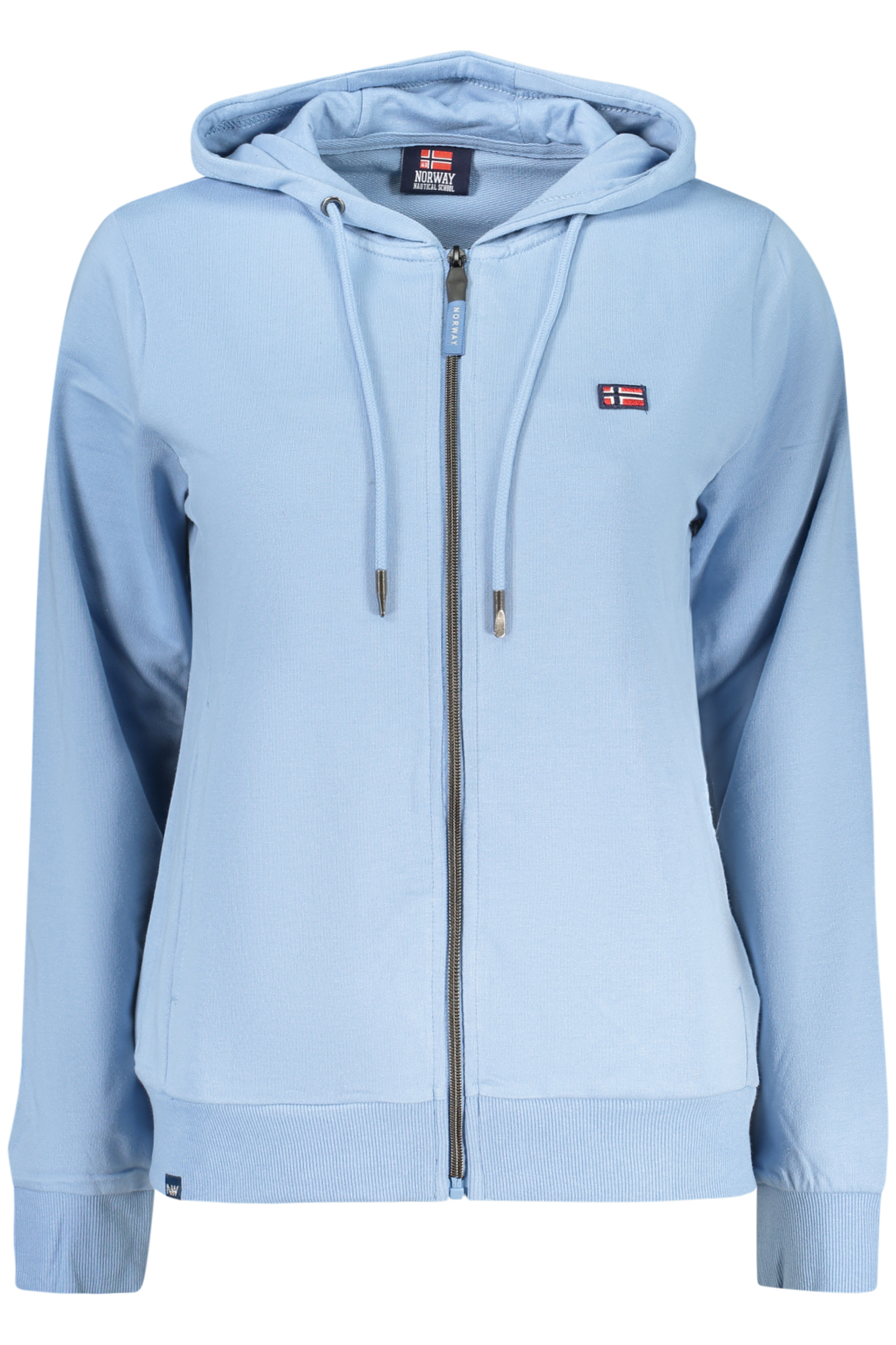 NORWAY 1963 FELPA CON ZIP DONNA - Azzurro