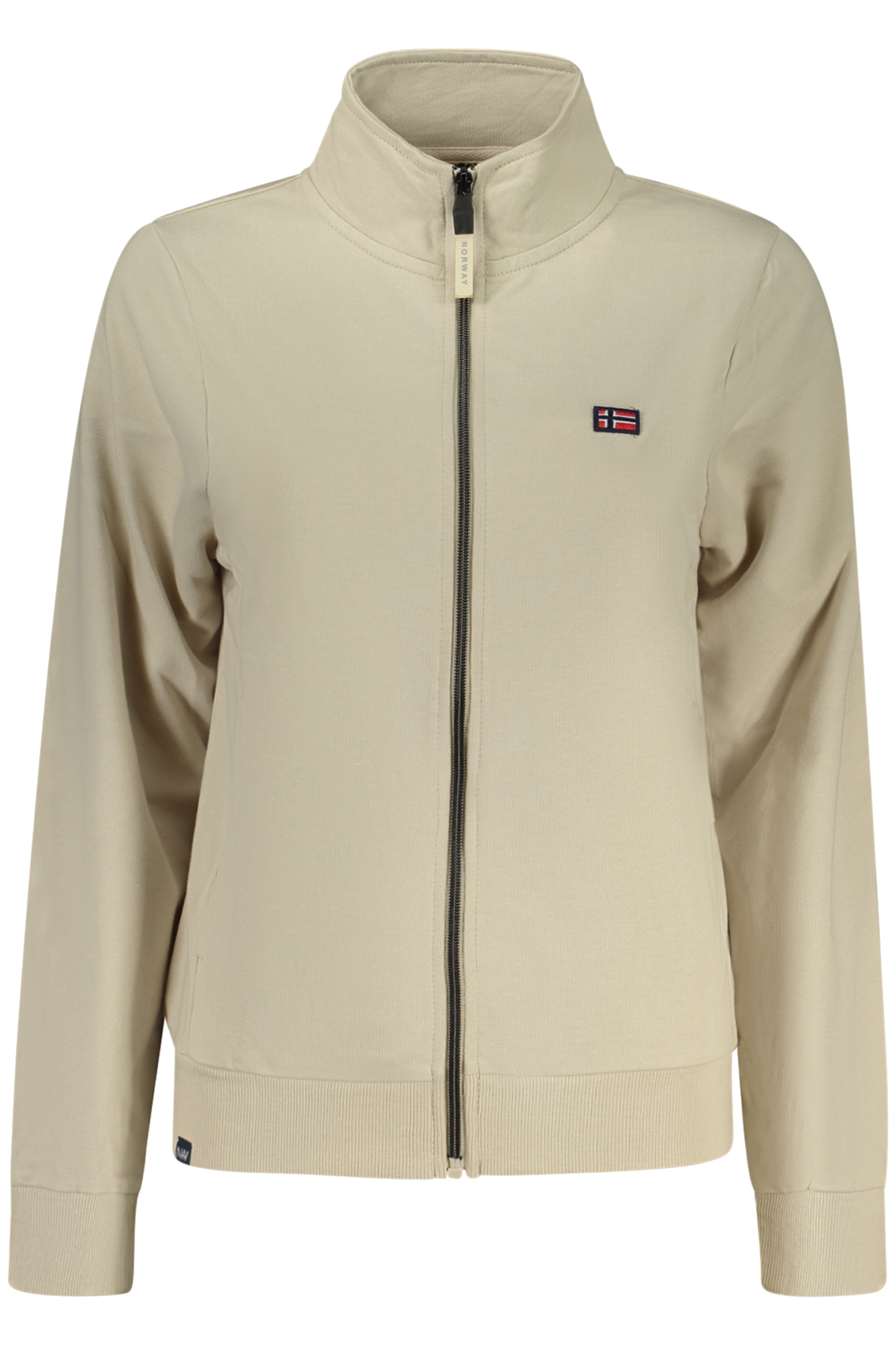 NORWAY 1963 FELPA CON ZIP DONNA - Beige