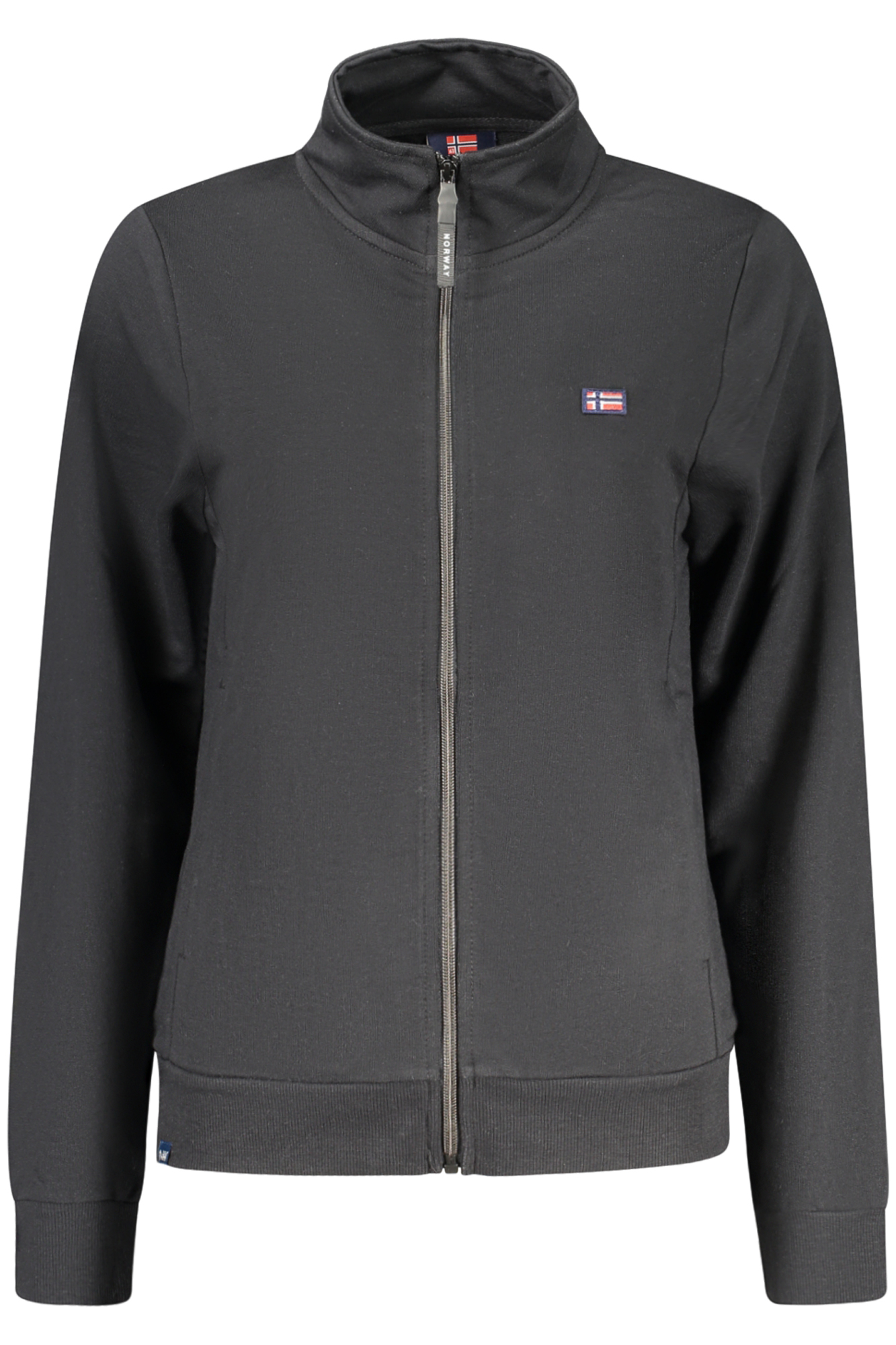 NORWAY 1963 FELPA CON ZIP DONNA - Nero