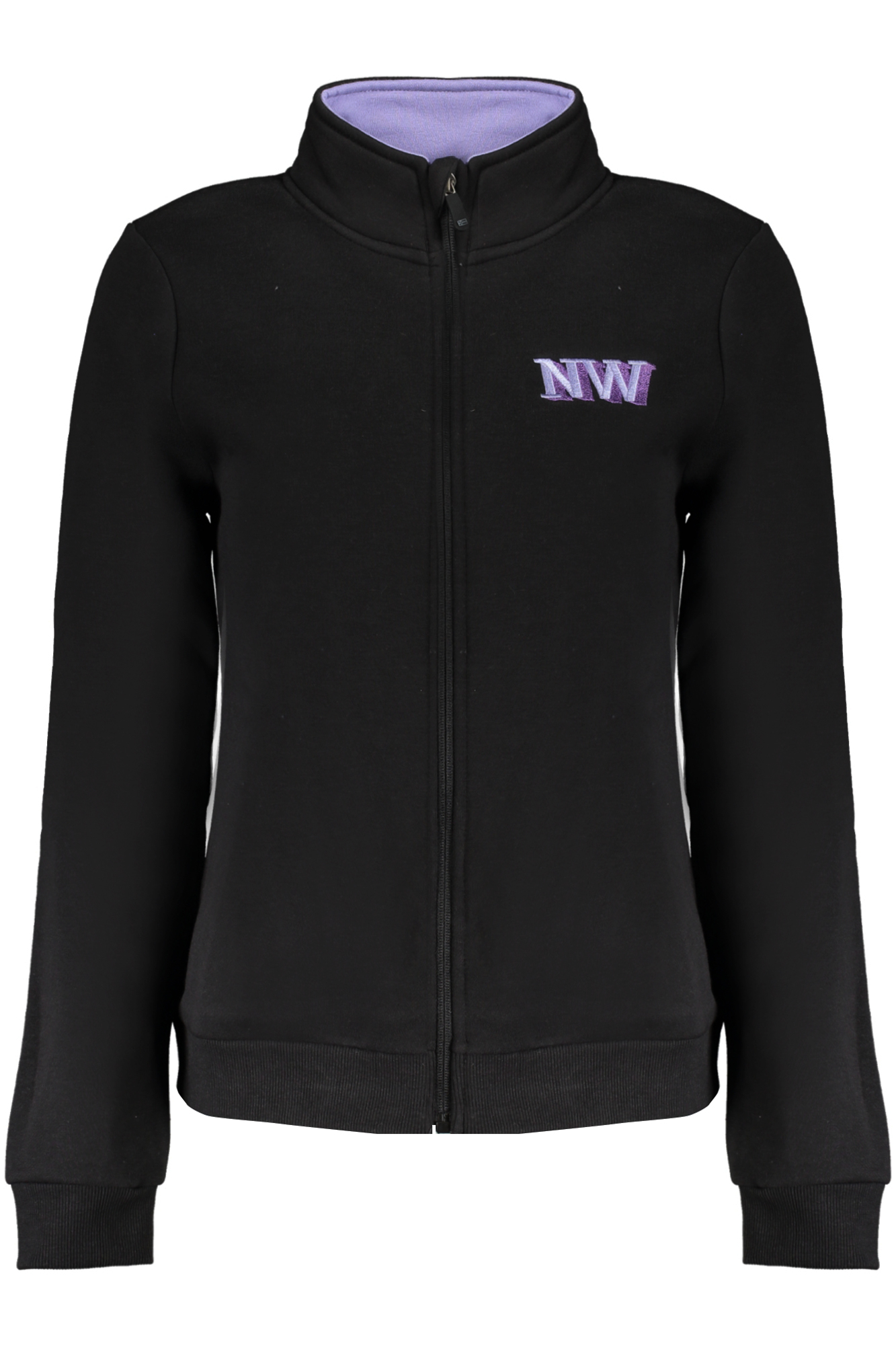 NORWAY 1963 FELPA CON ZIP DONNA - Nero