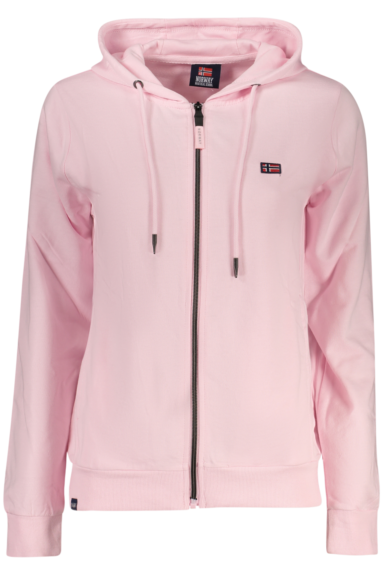 NORWAY 1963 FELPA CON ZIP DONNA - Rosa