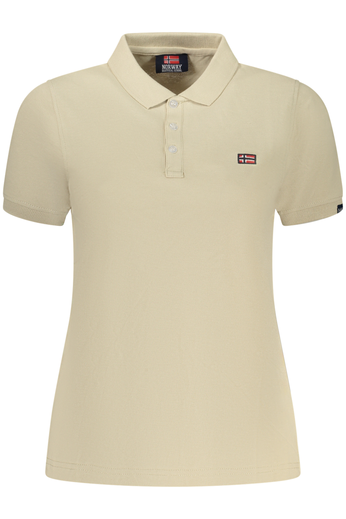 NORWAY 1963 POLO MANICHE CORTE DONNA - Beige