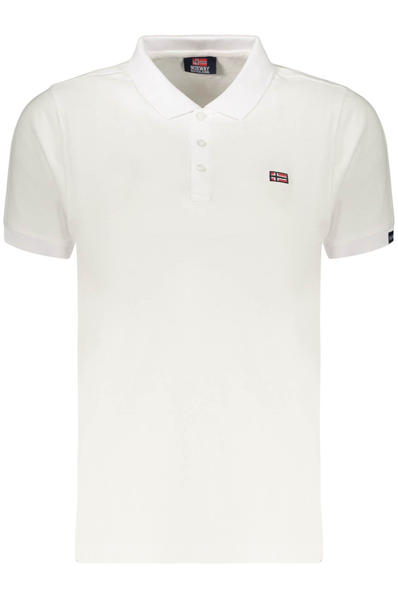 NORWAY 1963 POLO MANICHE CORTE DONNA - Bianco