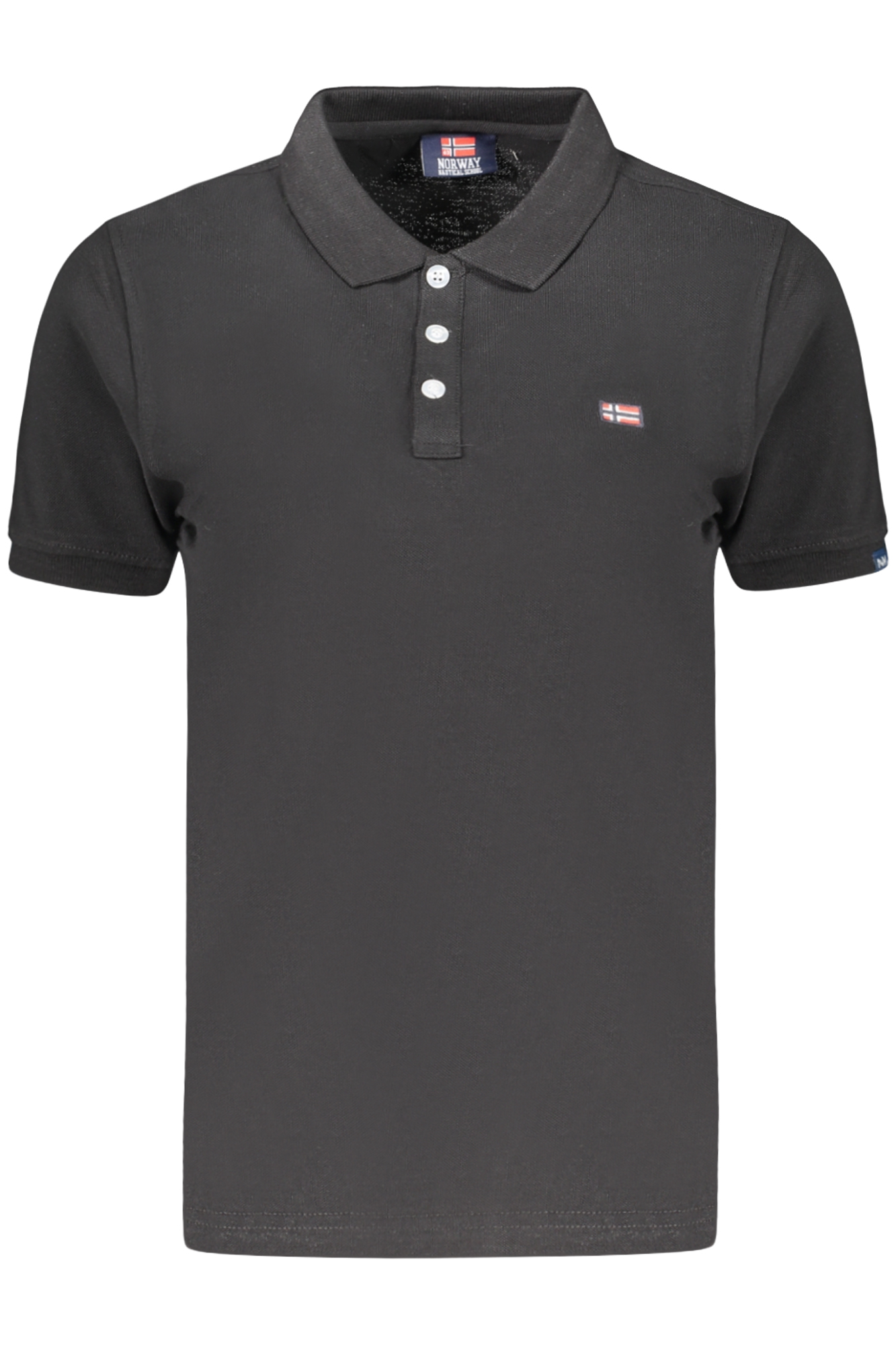 NORWAY 1963 POLO MANICHE CORTE DONNA - Nero