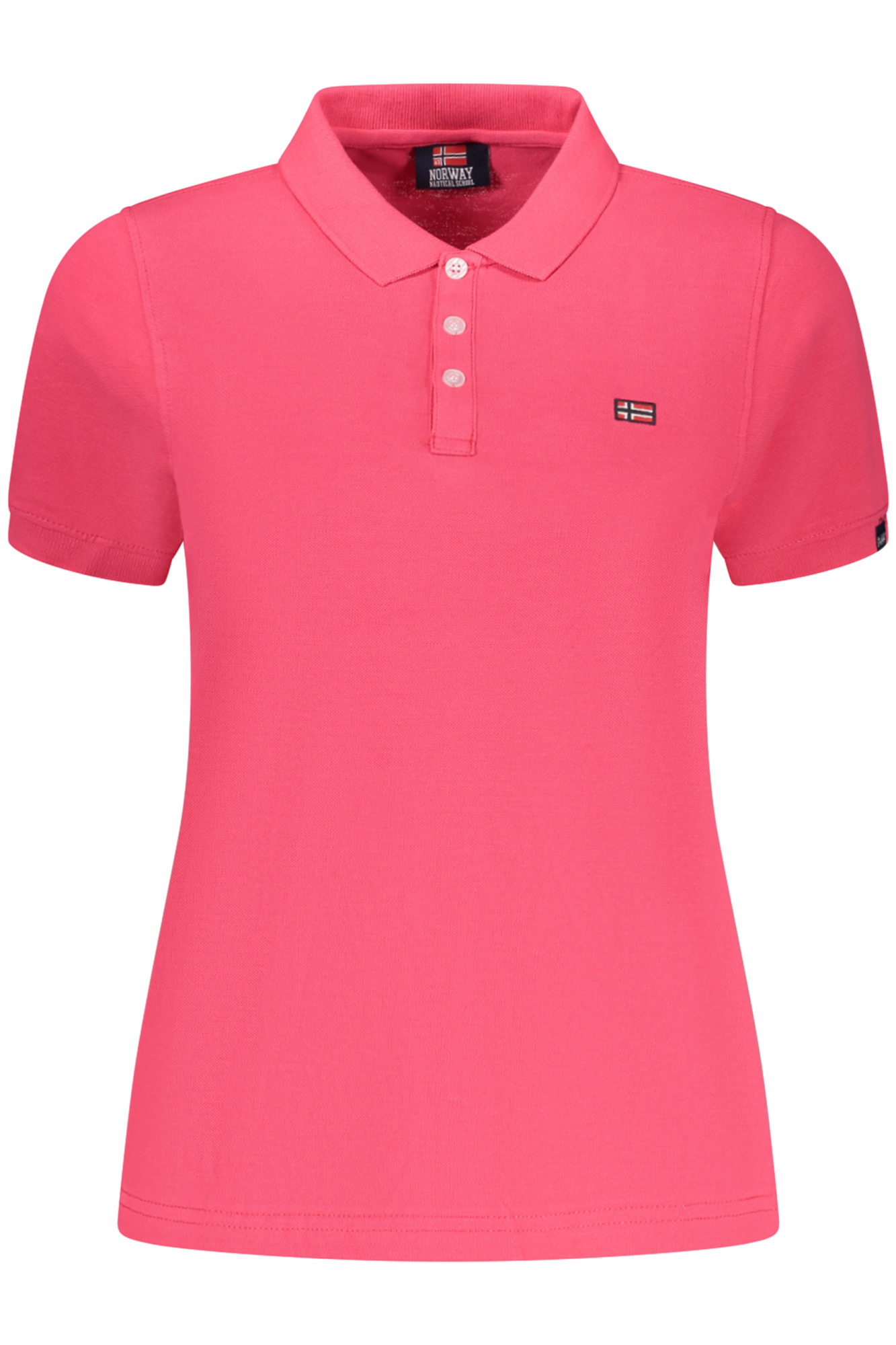 NORWAY 1963 POLO MANICHE CORTE DONNA - Rosa