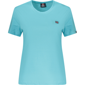 NORWAY 1963 T-SHIRT MANICHE CORTE DONNA - Azzurro