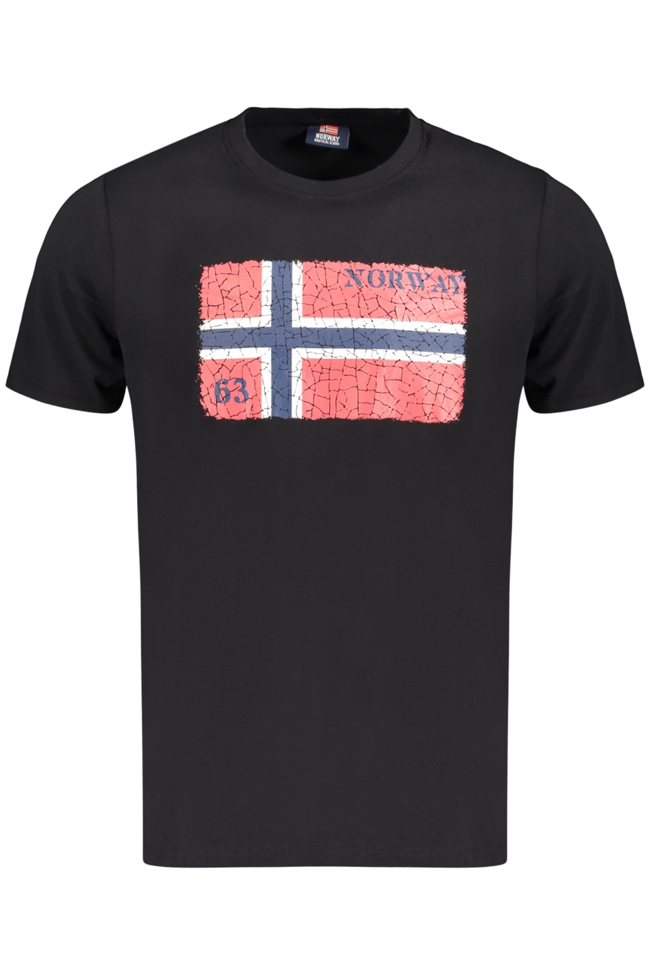 NORWAY 1963 T-SHIRT MANICHE CORTE UOMO - Nero