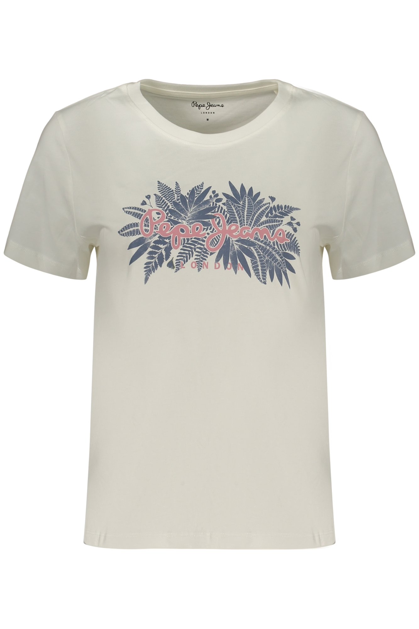 PEPE JEANS T-SHIRT MANICHE CORTE DONNA - Bianco