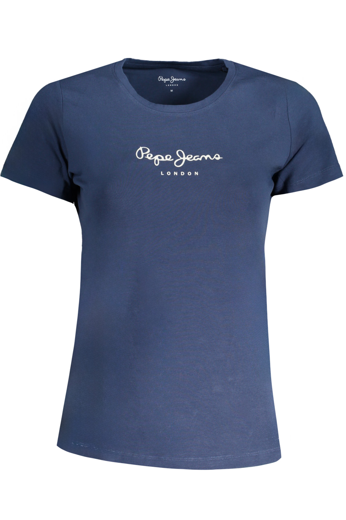 PEPE JEANS T-SHIRT MANICHE CORTE DONNA - Blu