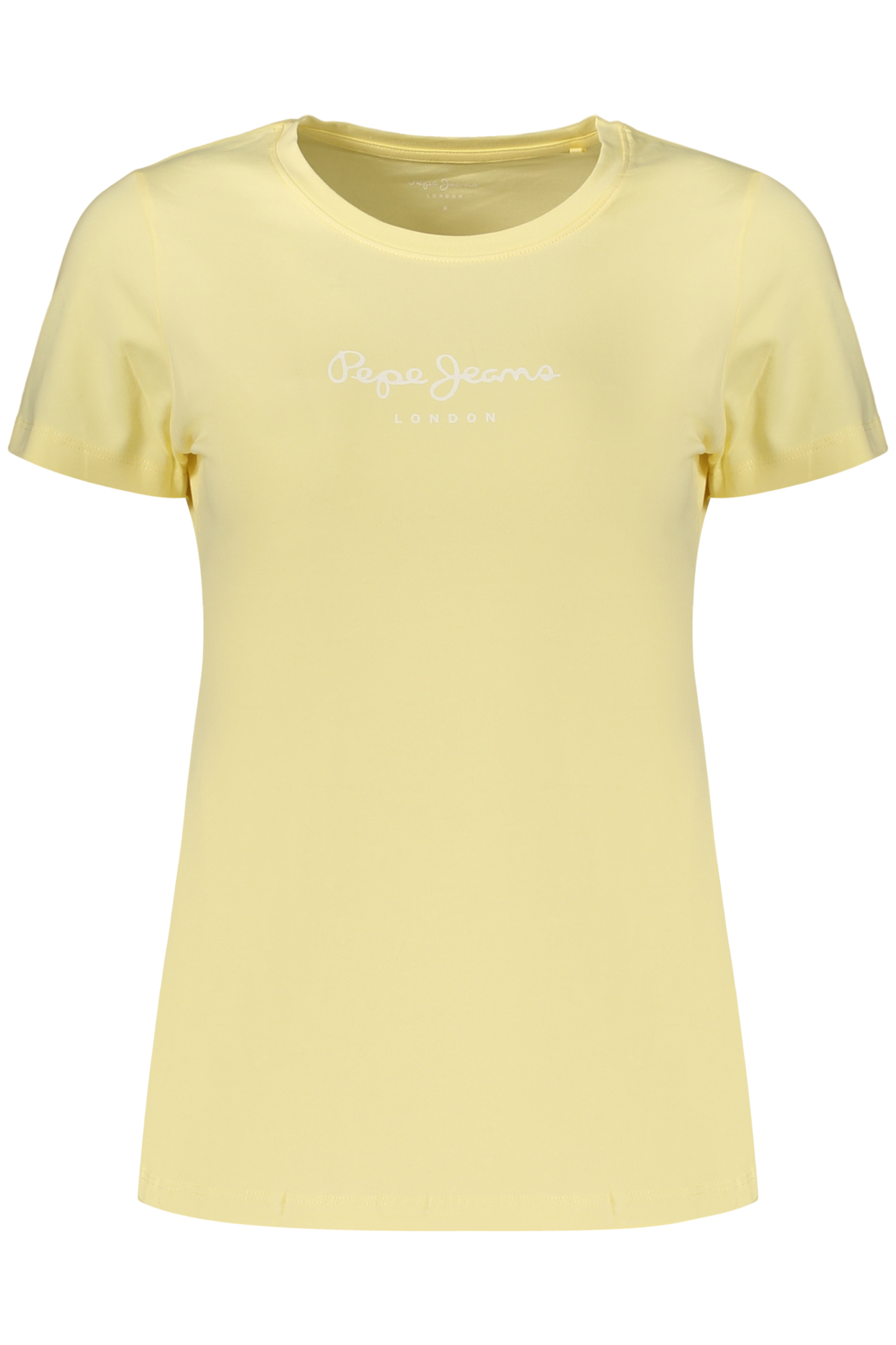 PEPE JEANS T-SHIRT MANICHE CORTE DONNA - Giallo