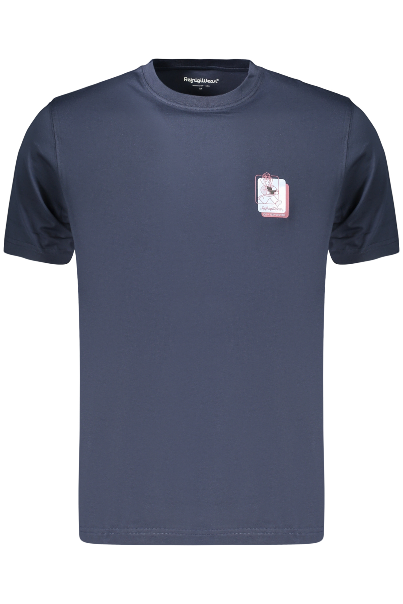 REFRIGIWEAR T-SHIRT MANICHE CORTE UOMO - Blu