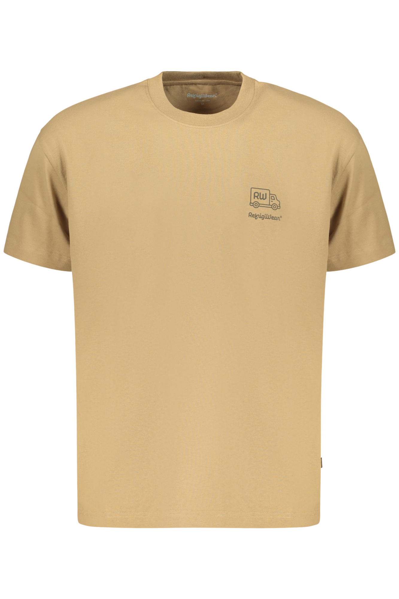 REFRIGIWEAR T-SHIRT MANICHE CORTE UOMO - Marrone