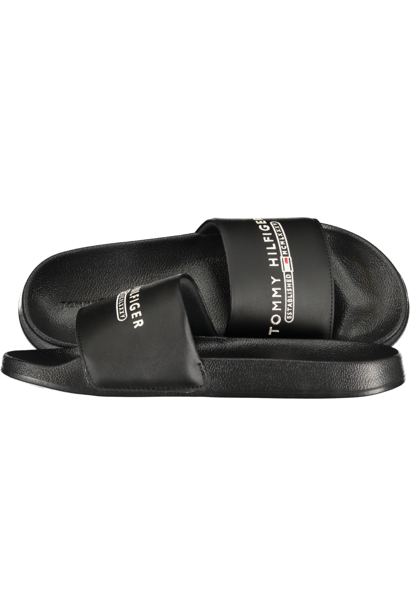 TOMMY HILFIGER CALZATURA CIABATTA UOMO - Nero - immagine 3