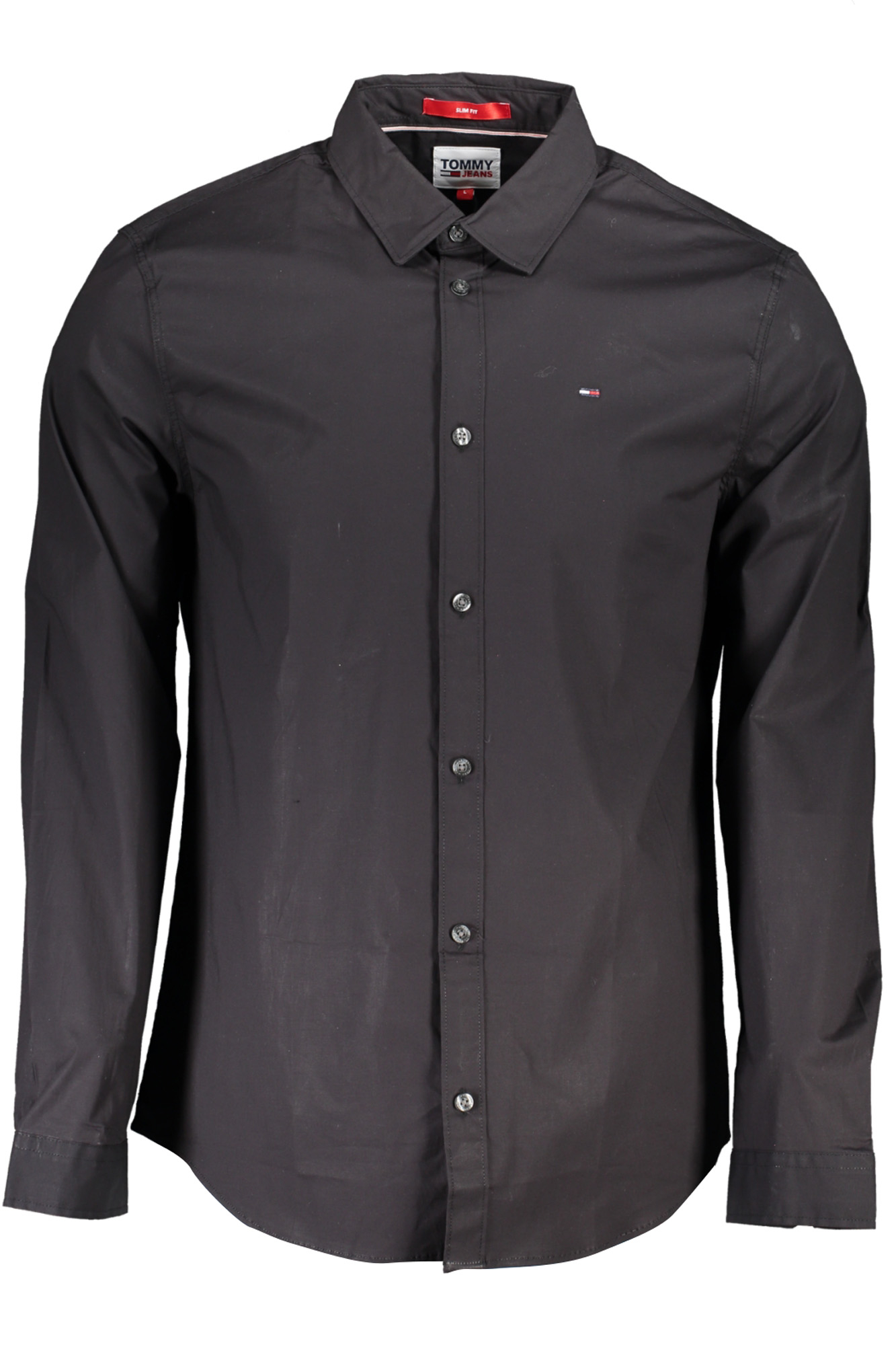 TOMMY HILFIGER CAMICIA MANICHE LUNGHE UOMO - Nero