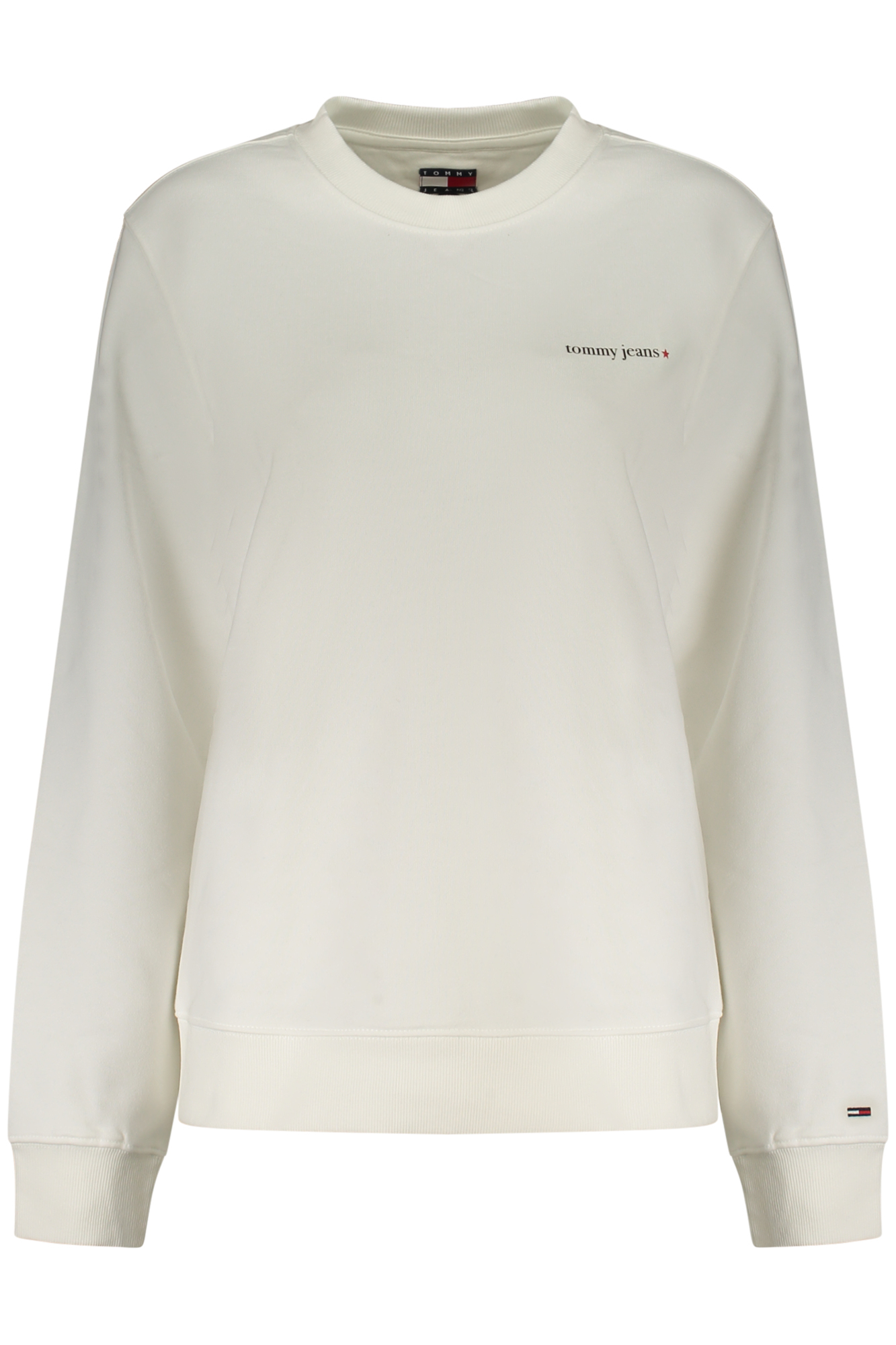 TOMMY HILFIGER FELPA SENZA ZIP DONNA - Bianco