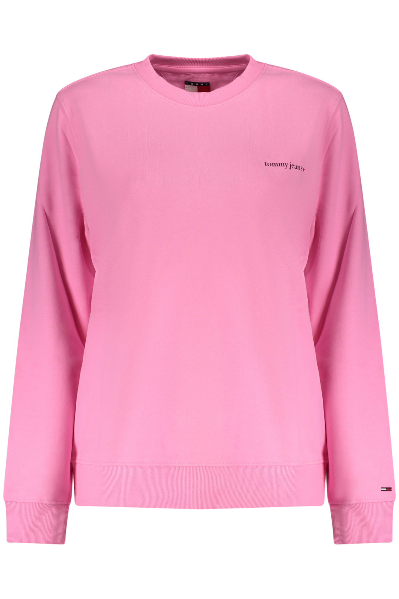 TOMMY HILFIGER FELPA SENZA ZIP DONNA - Rosa