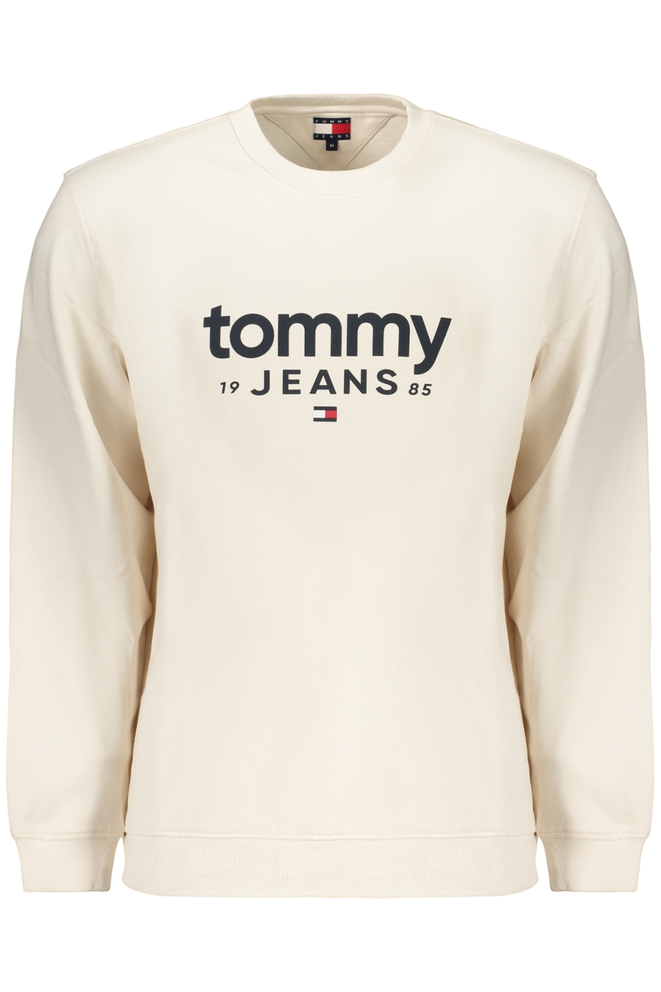 TOMMY HILFIGER FELPA SENZA ZIP UOMO - Bianco