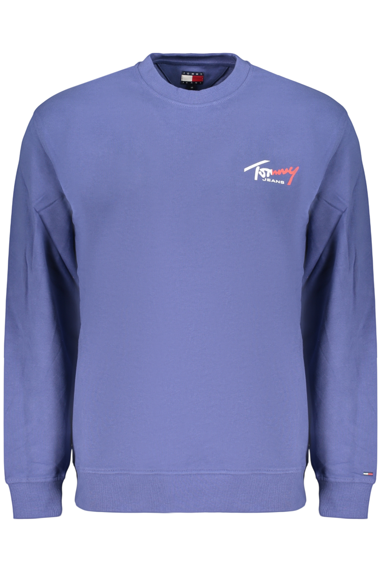 TOMMY HILFIGER FELPA SENZA ZIP UOMO - Blu