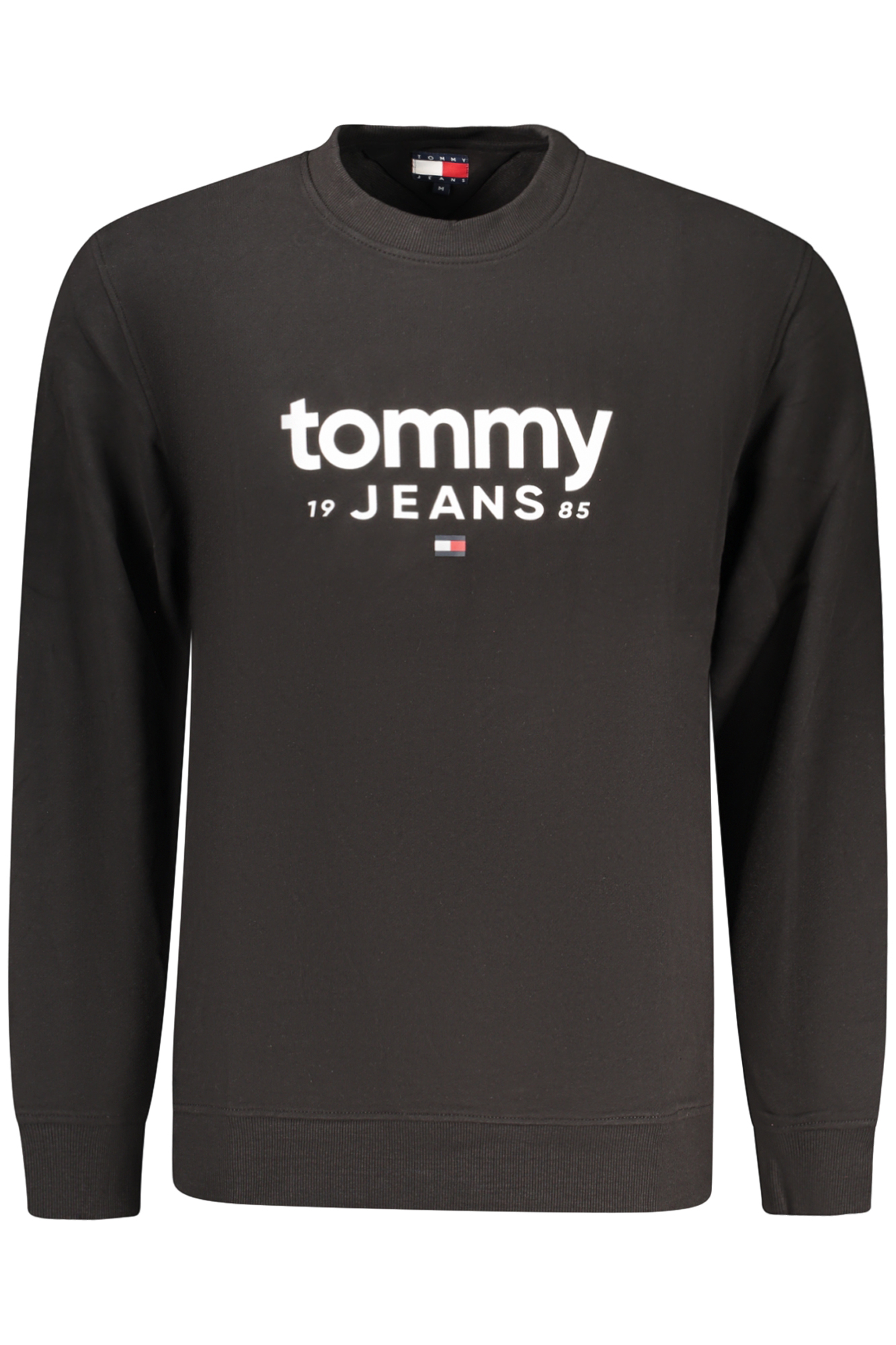TOMMY HILFIGER FELPA SENZA ZIP UOMO - Nero