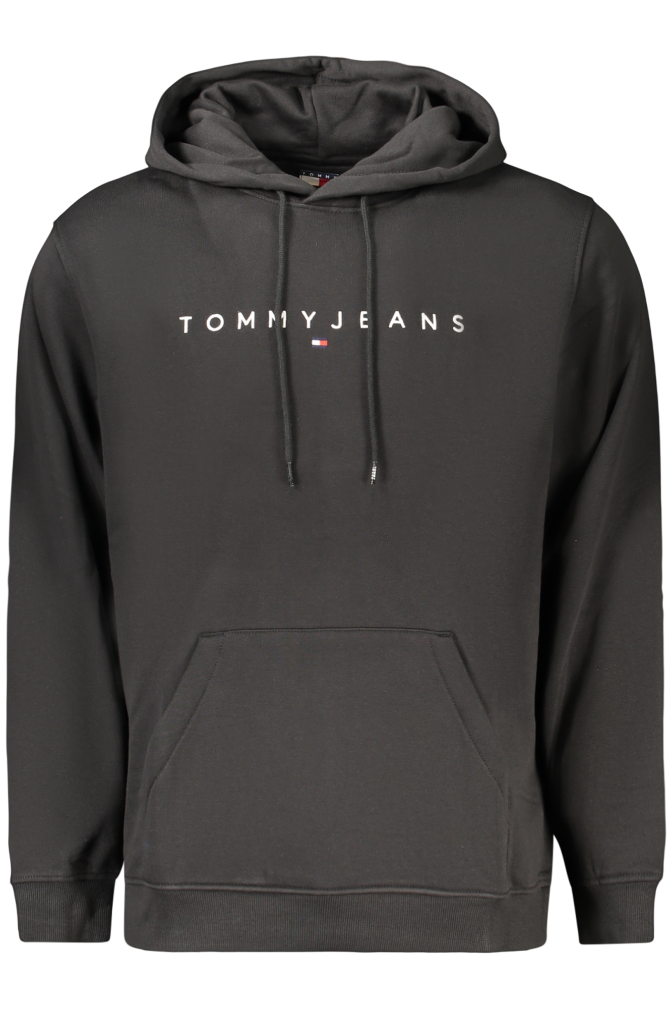 TOMMY HILFIGER FELPA SENZA ZIP UOMO - Nero