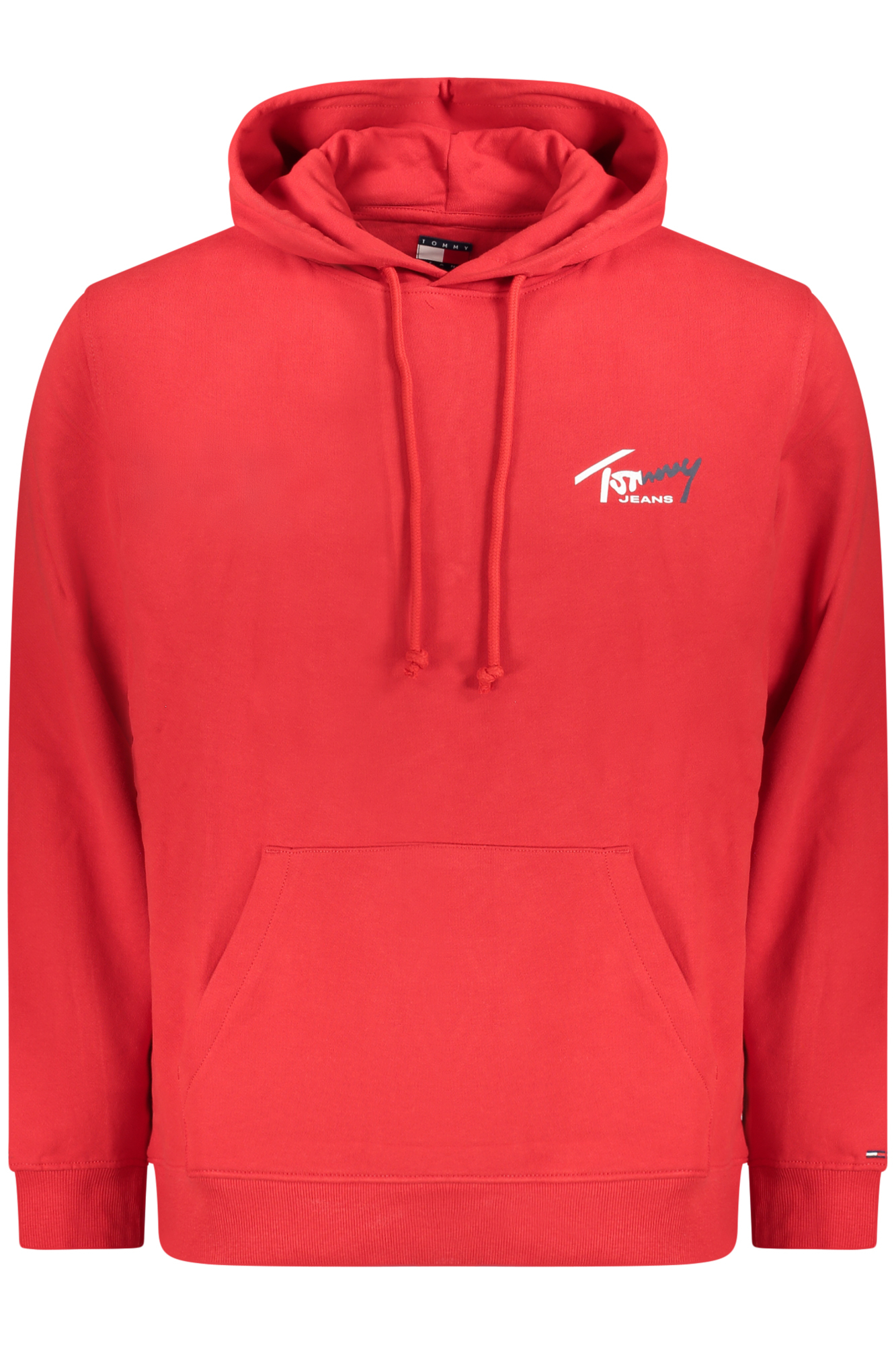 TOMMY HILFIGER FELPA SENZA ZIP UOMO - Rosso