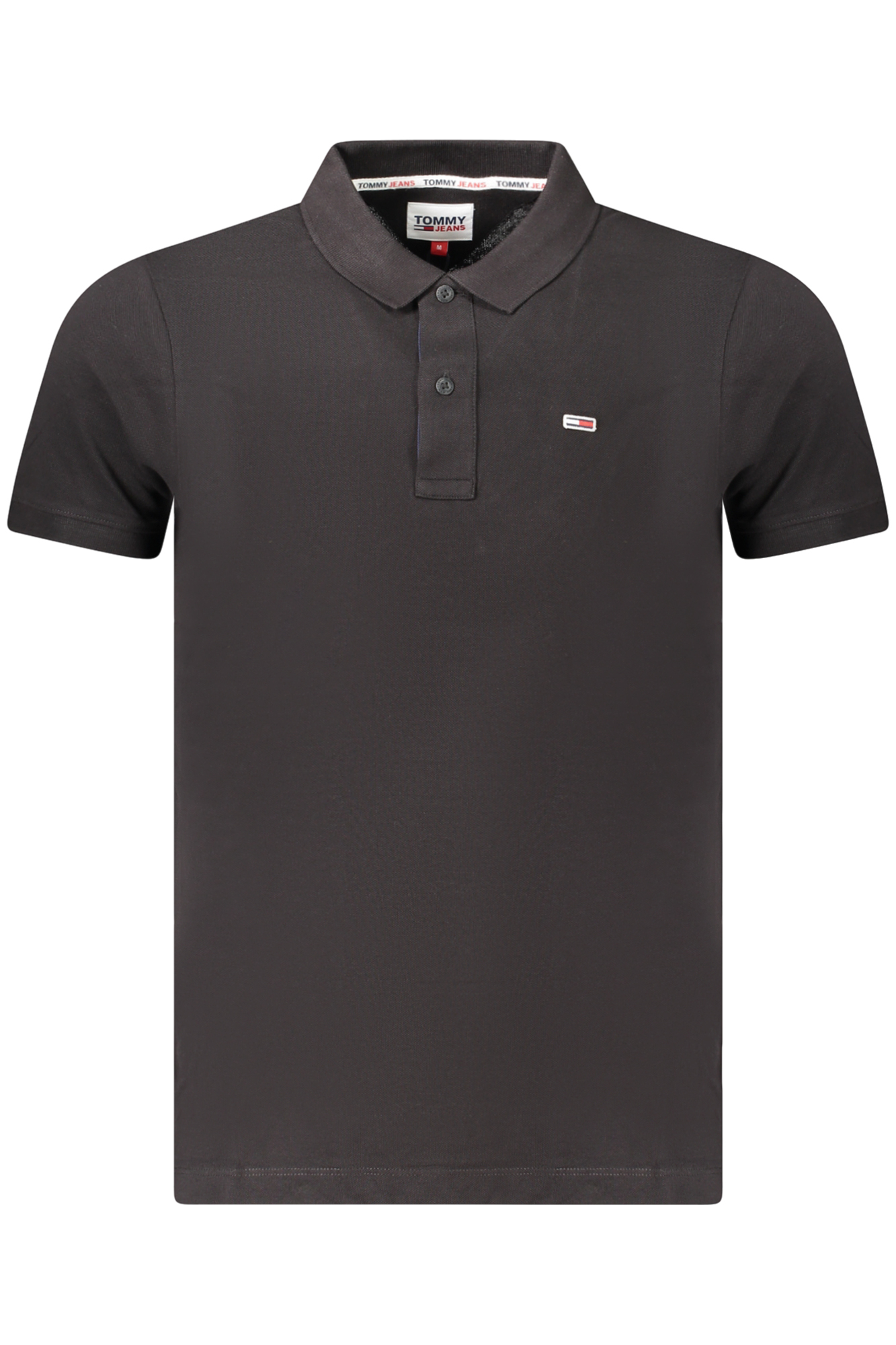 TOMMY HILFIGER POLO MANICHE CORTE UOMO - Nero