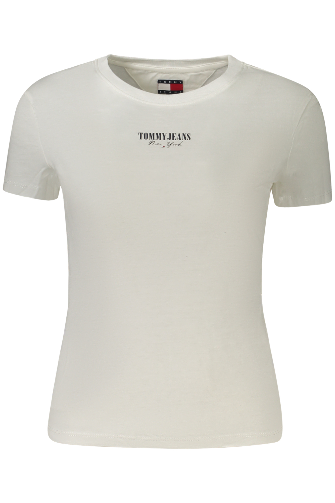 TOMMY HILFIGER T-SHIRT MANICHE CORTE DONNA - Bianco