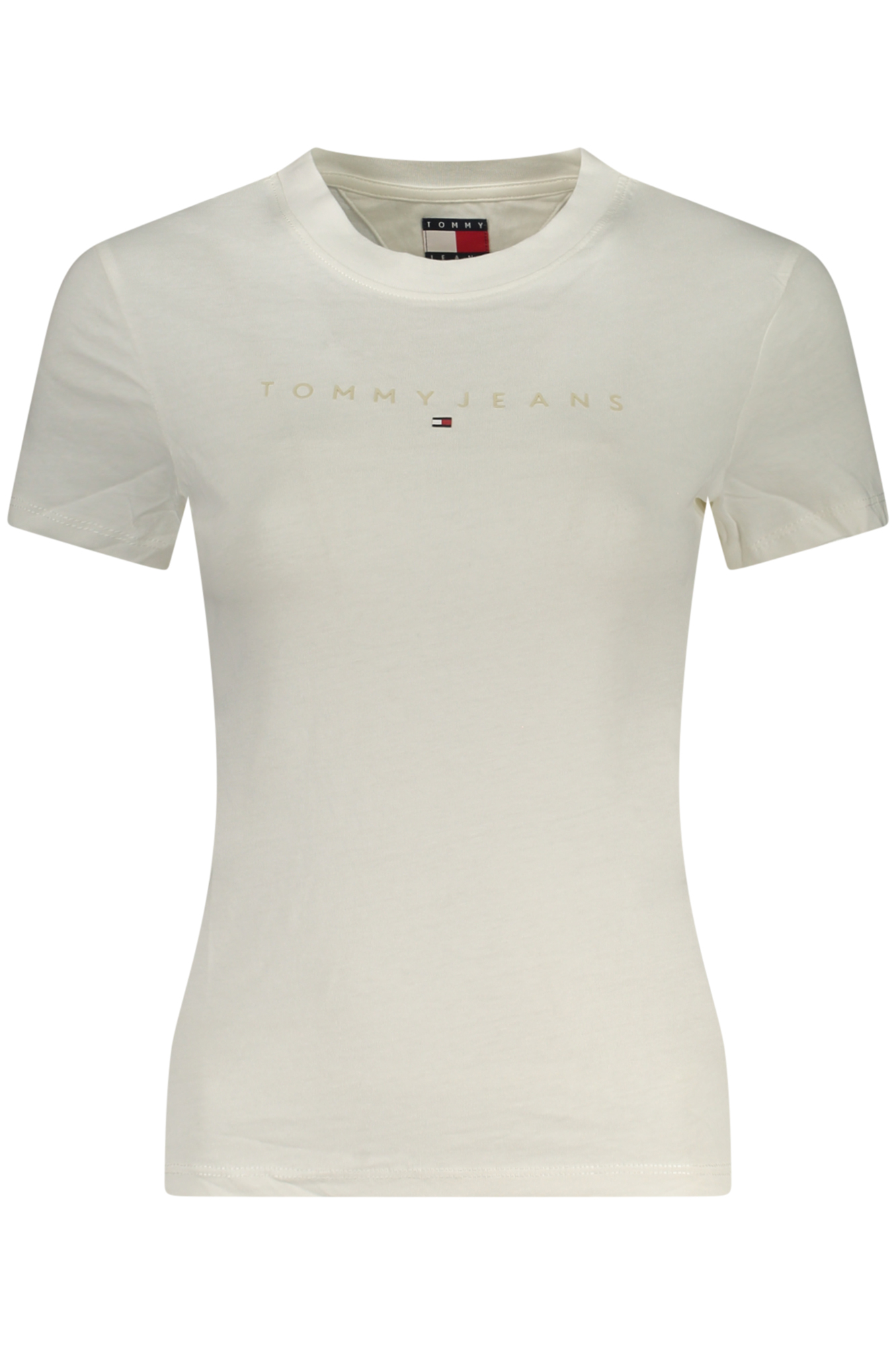 TOMMY HILFIGER T-SHIRT MANICHE CORTE DONNA - Bianco