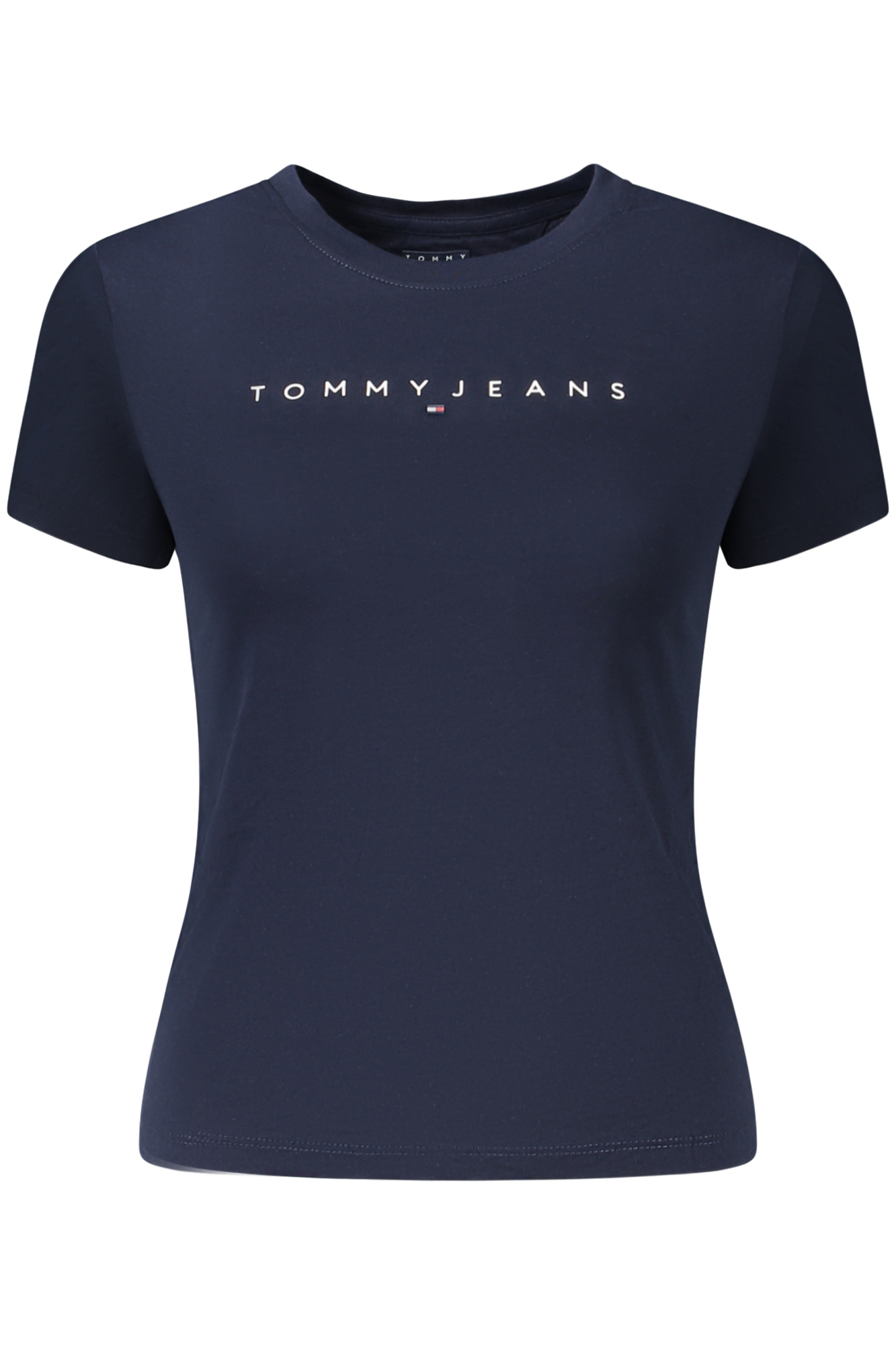 TOMMY HILFIGER T-SHIRT MANICHE CORTE DONNA - Blu