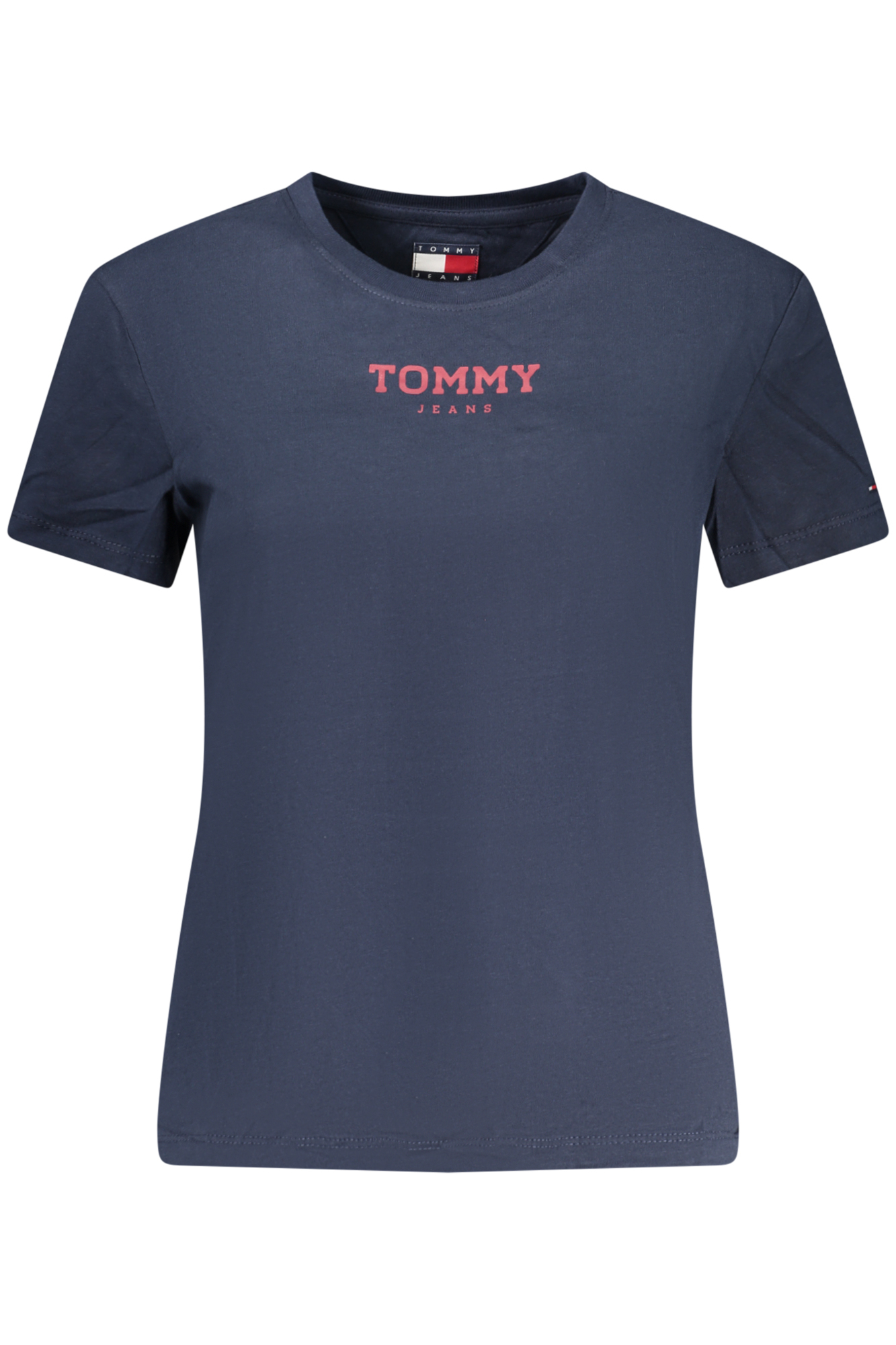 TOMMY HILFIGER T-SHIRT MANICHE CORTE DONNA - Blu