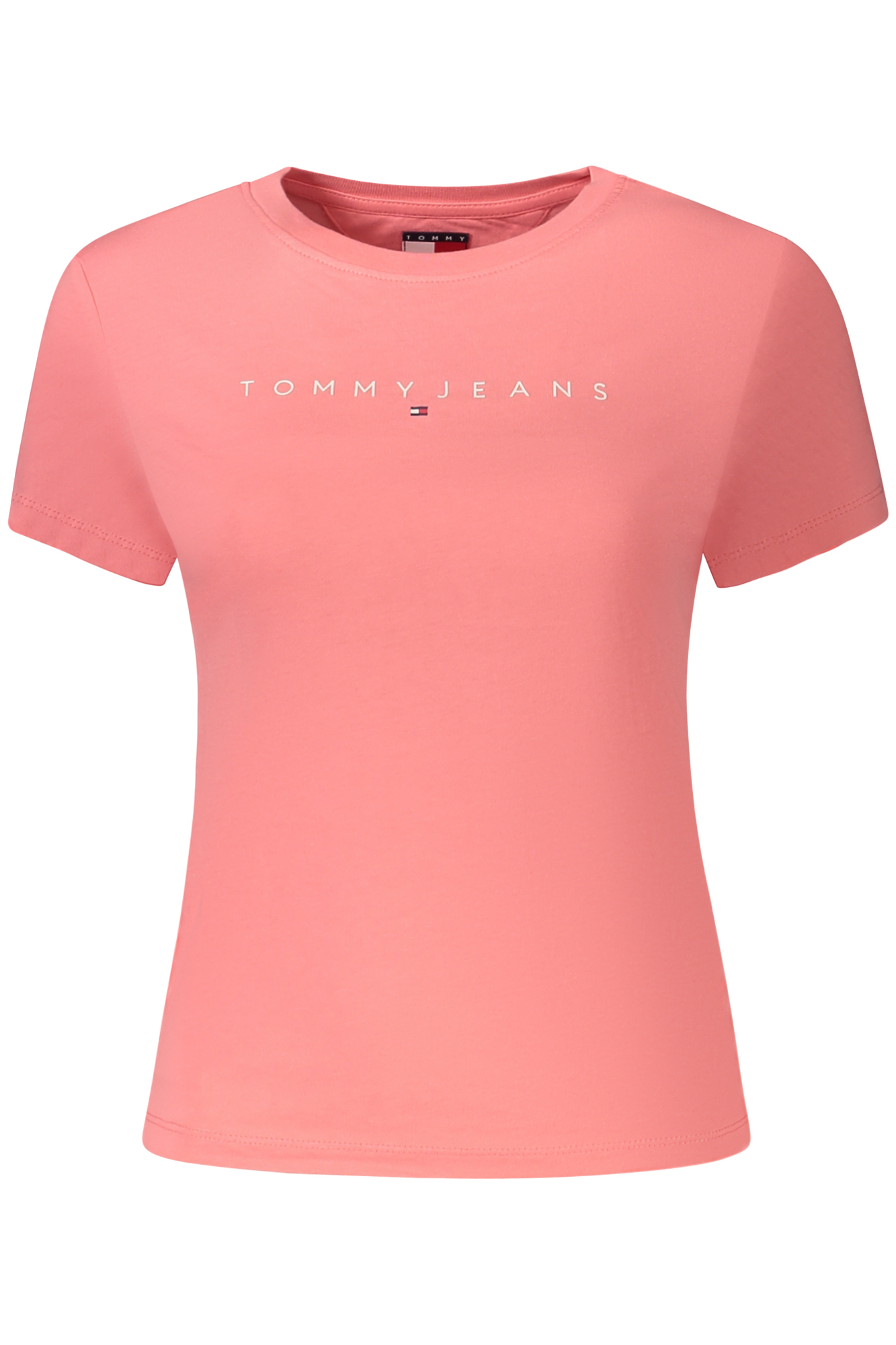 TOMMY HILFIGER T-SHIRT MANICHE CORTE DONNA - Rosa