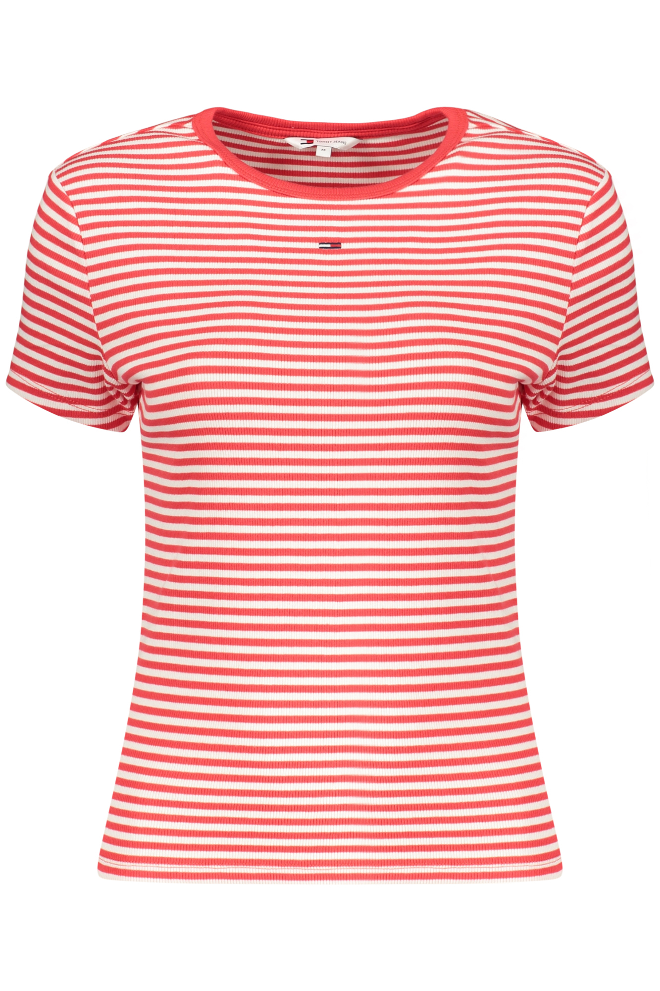 TOMMY HILFIGER T-SHIRT MANICHE CORTE DONNA - Rosso