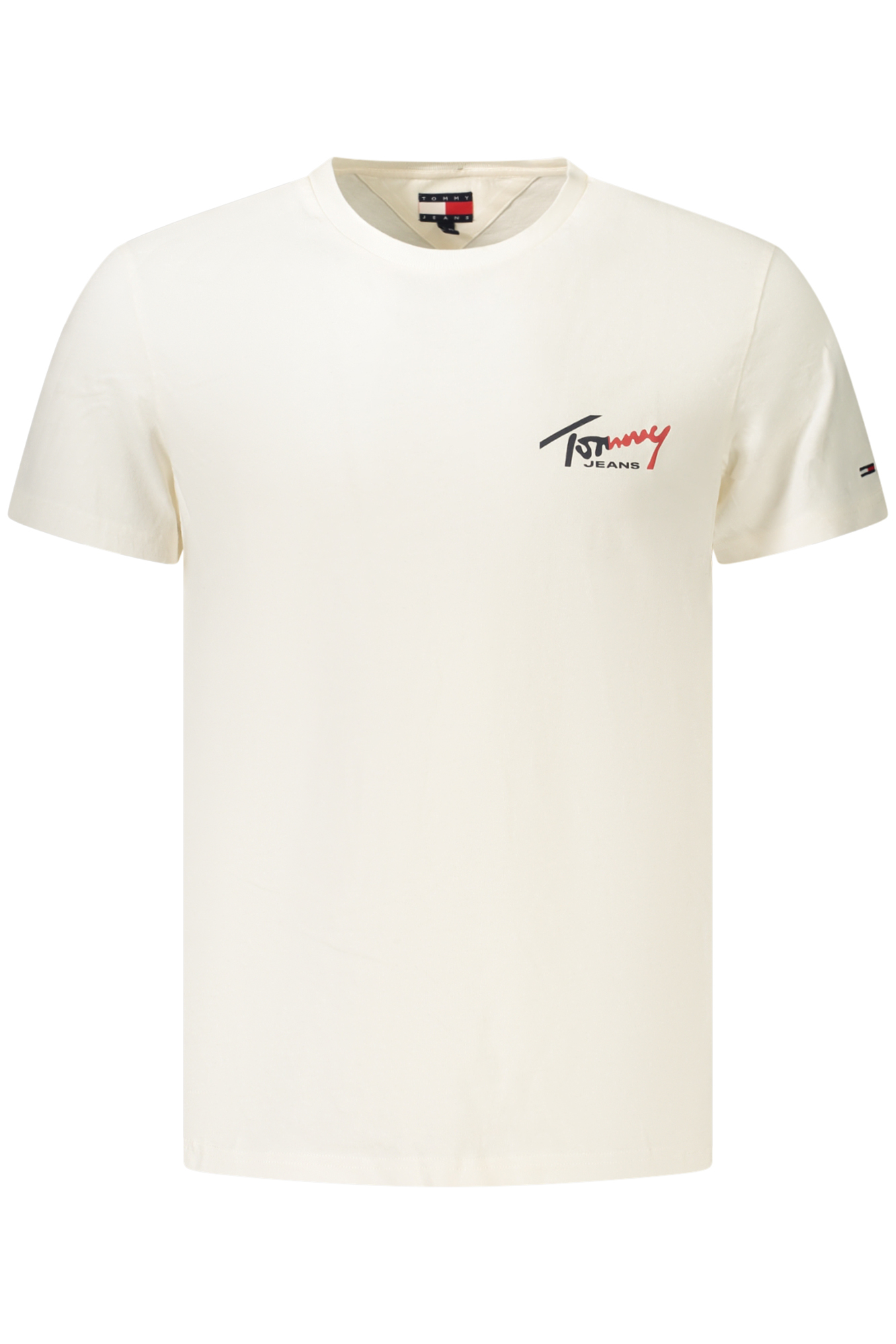 TOMMY HILFIGER T-SHIRT MANICHE CORTE UOMO - Bianco