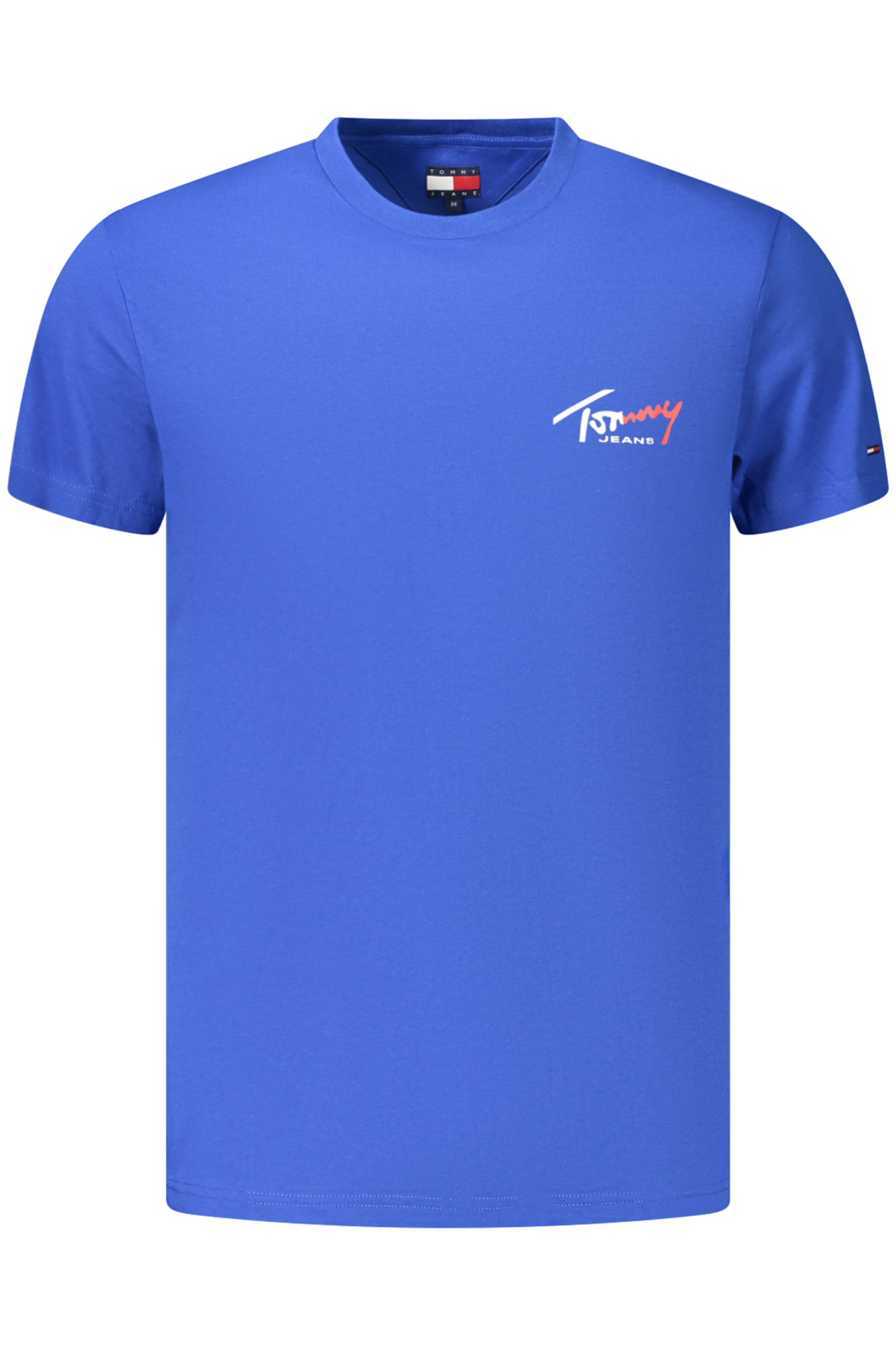 TOMMY HILFIGER T-SHIRT MANICHE CORTE UOMO - Blu