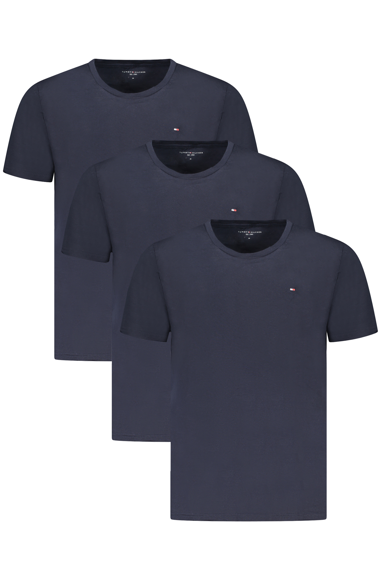 TOMMY HILFIGER T-SHIRT MANICHE CORTE UOMO - Blu