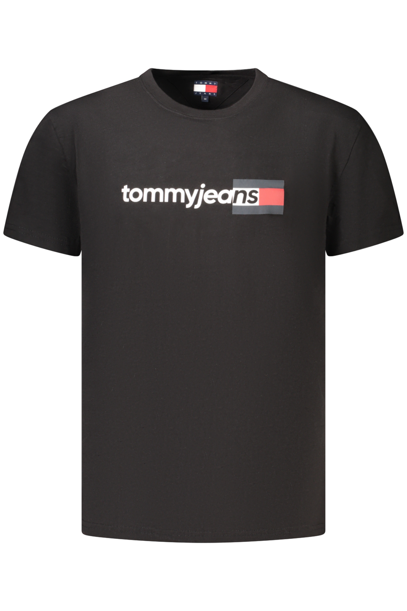 TOMMY HILFIGER T-SHIRT MANICHE CORTE UOMO - Nero