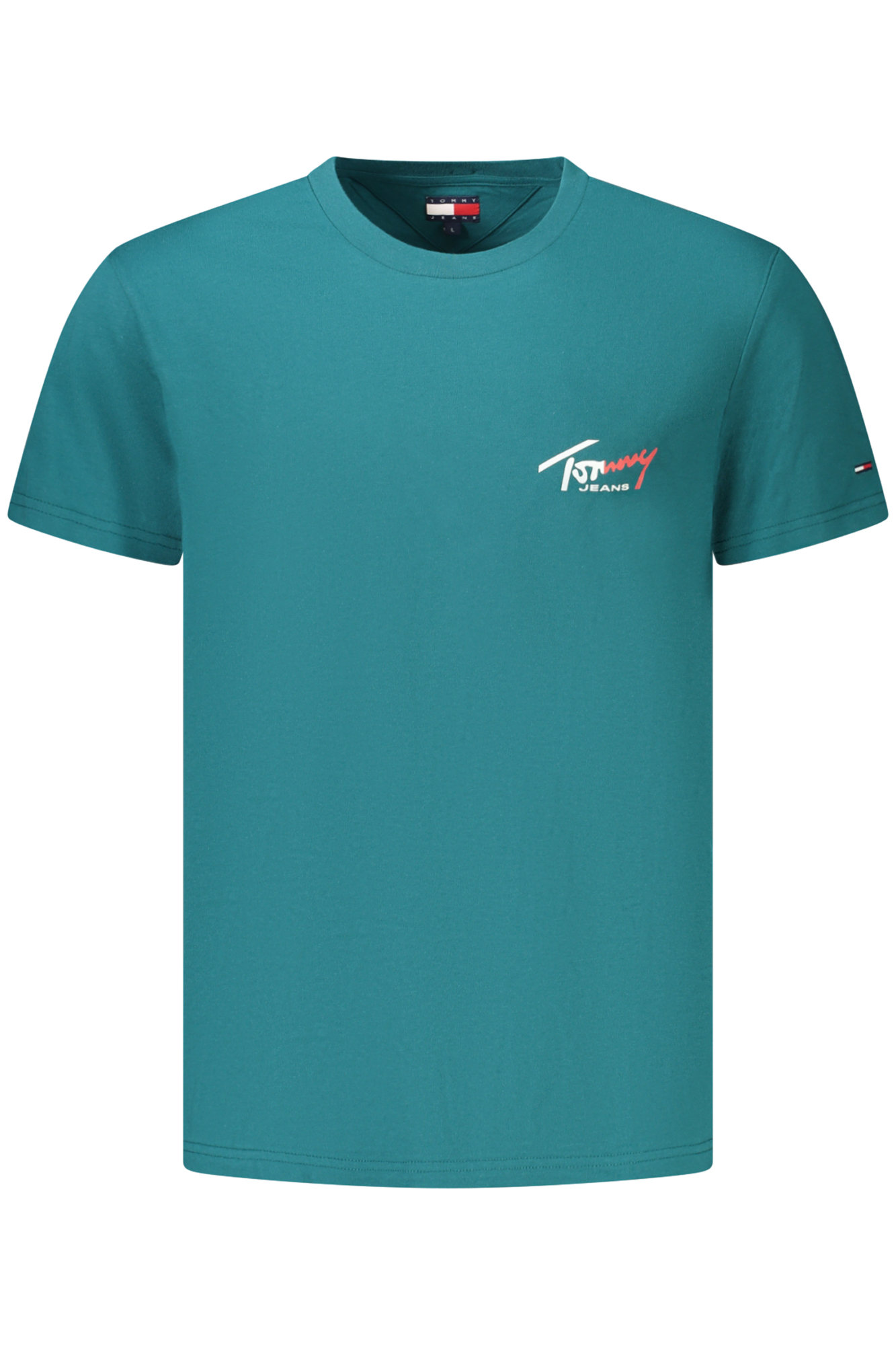 TOMMY HILFIGER T-SHIRT MANICHE CORTE UOMO - Verde