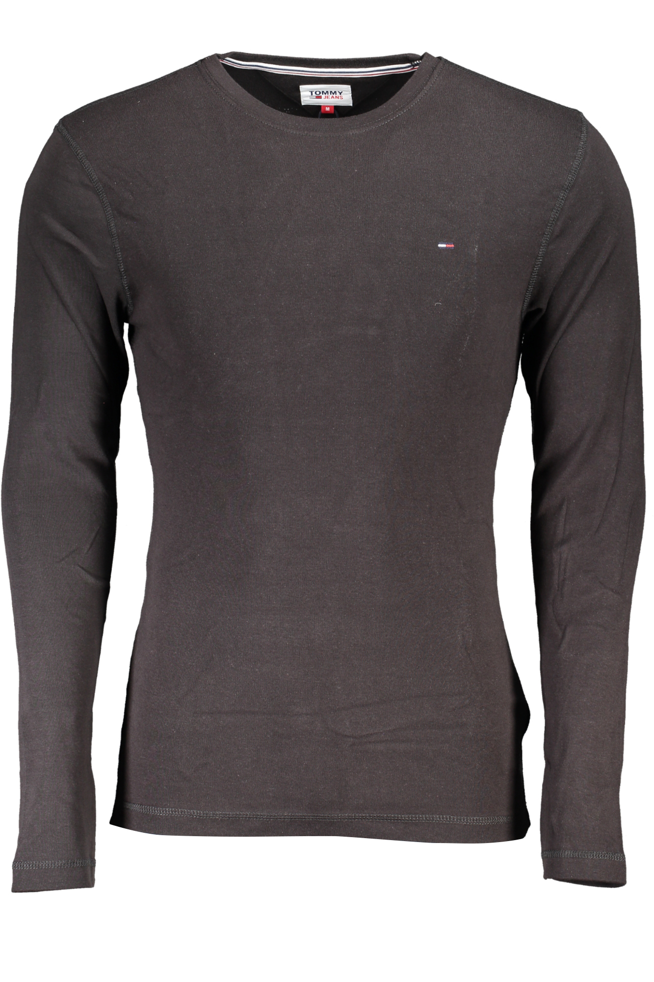 TOMMY HILFIGER T-SHIRT MANICHE LUNGHE UOMO - Nero