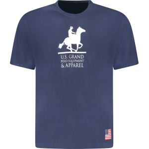 U.S. GRAND T-SHIRT MANICHE CORTE UOMO - Blu