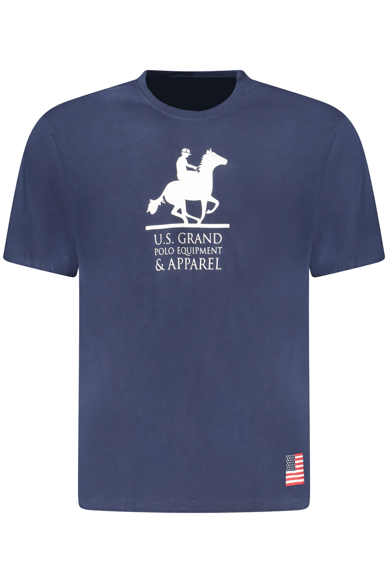 U.S. GRAND T-SHIRT MANICHE CORTE UOMO - Blu