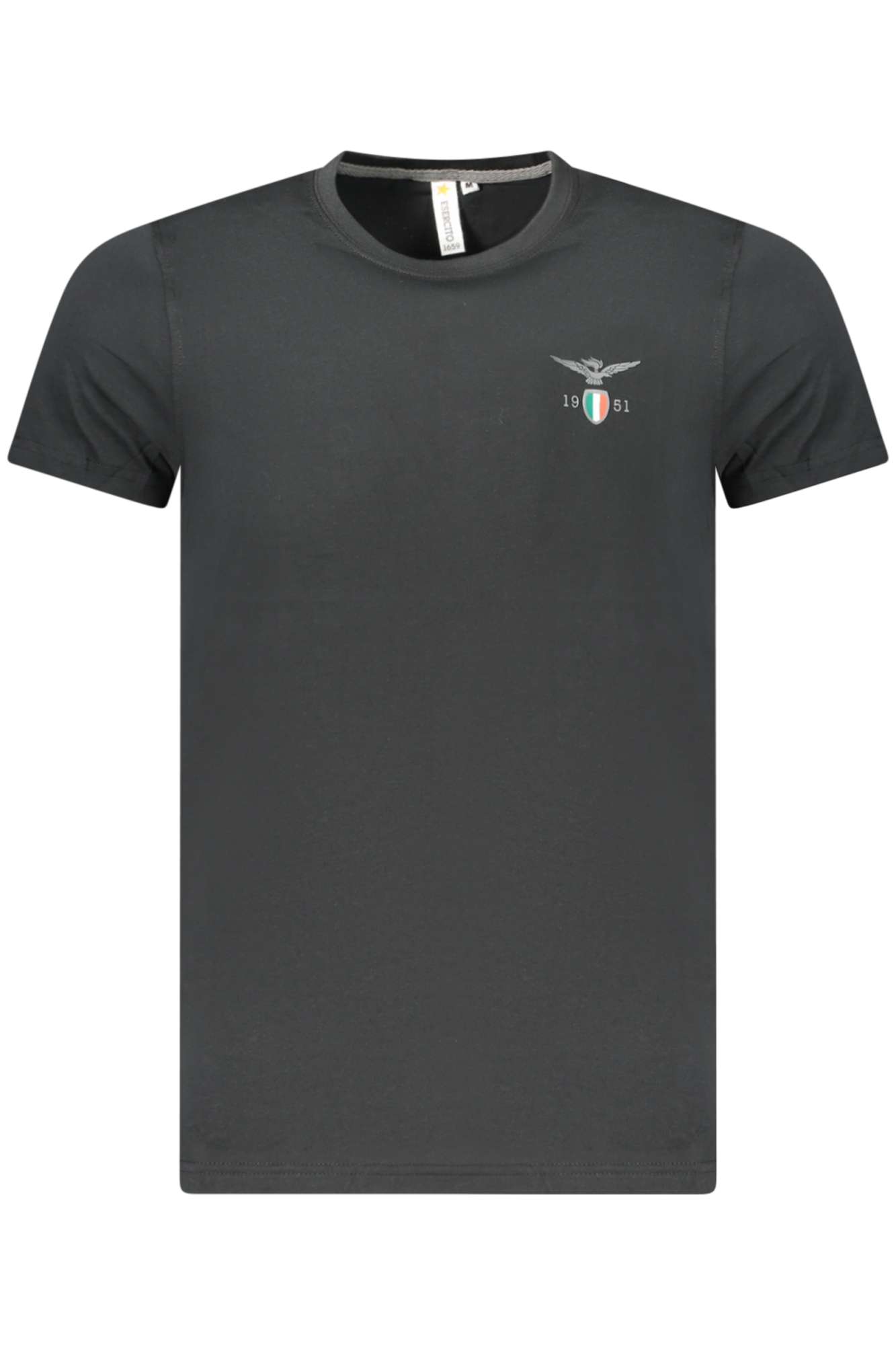 ACCADEMIA MILITARE T-SHIRT MANICHE CORTE UOMO - Nero
