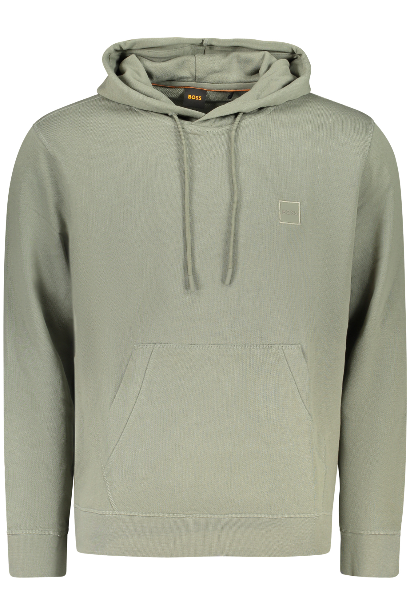 BOSS FELPA SENZA ZIP UOMO - Verde