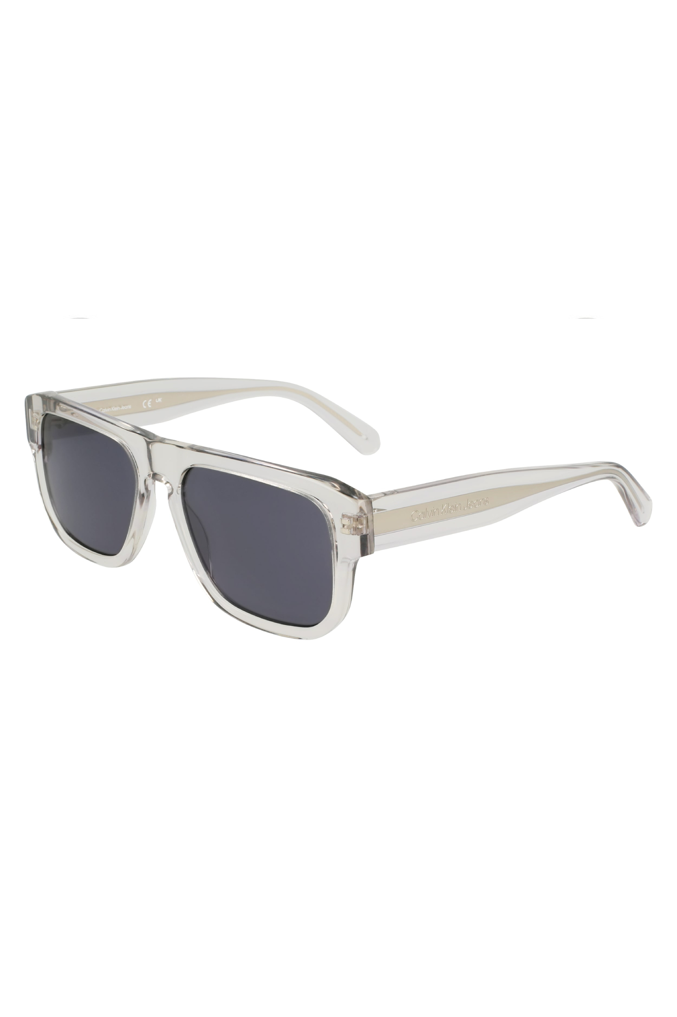 CALVIN KLEIN OCCHIALE DA SOLE UOMO - Trasparente - immagine 2