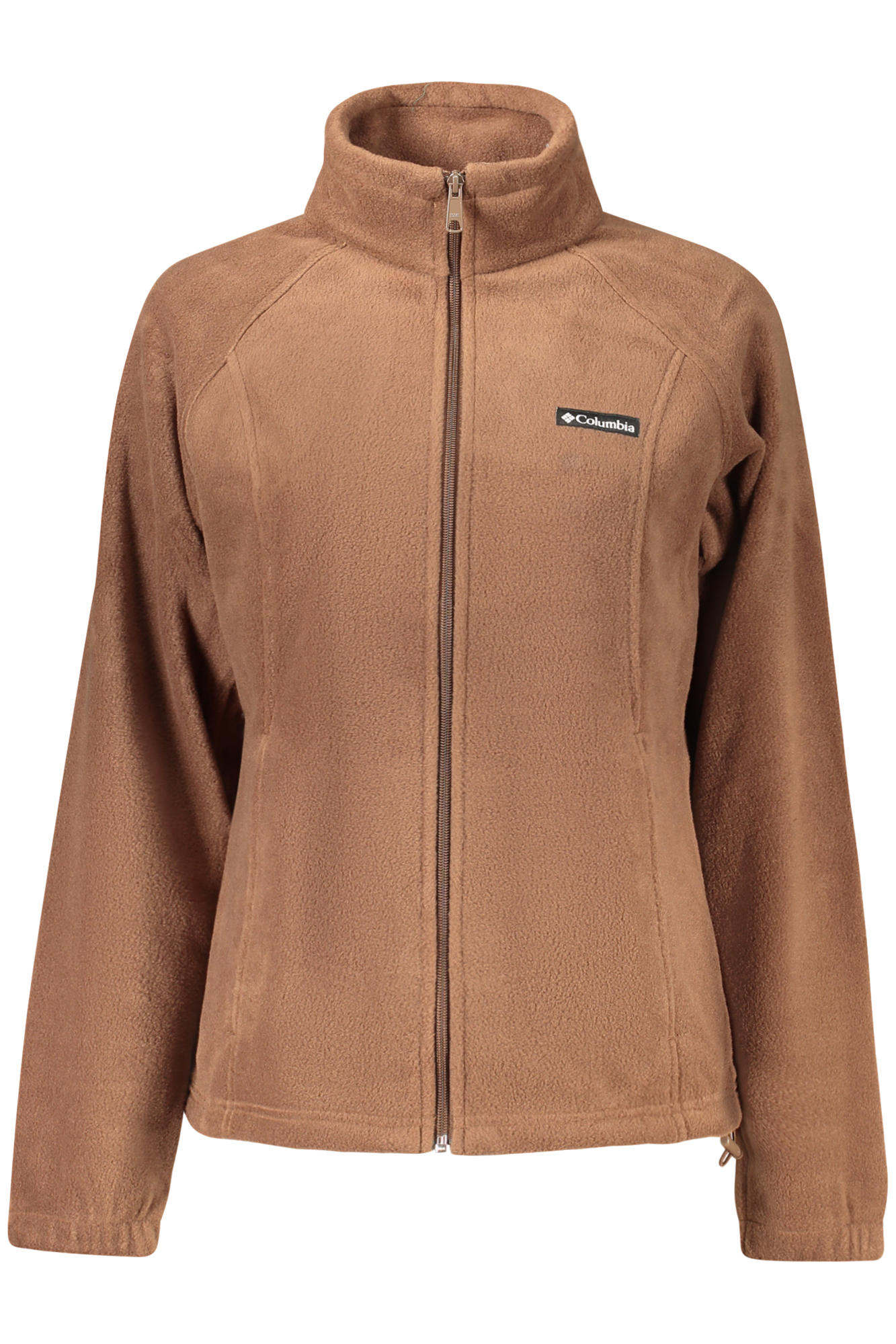 COLUMBIA FELPA CON ZIP DONNA - Marrone
