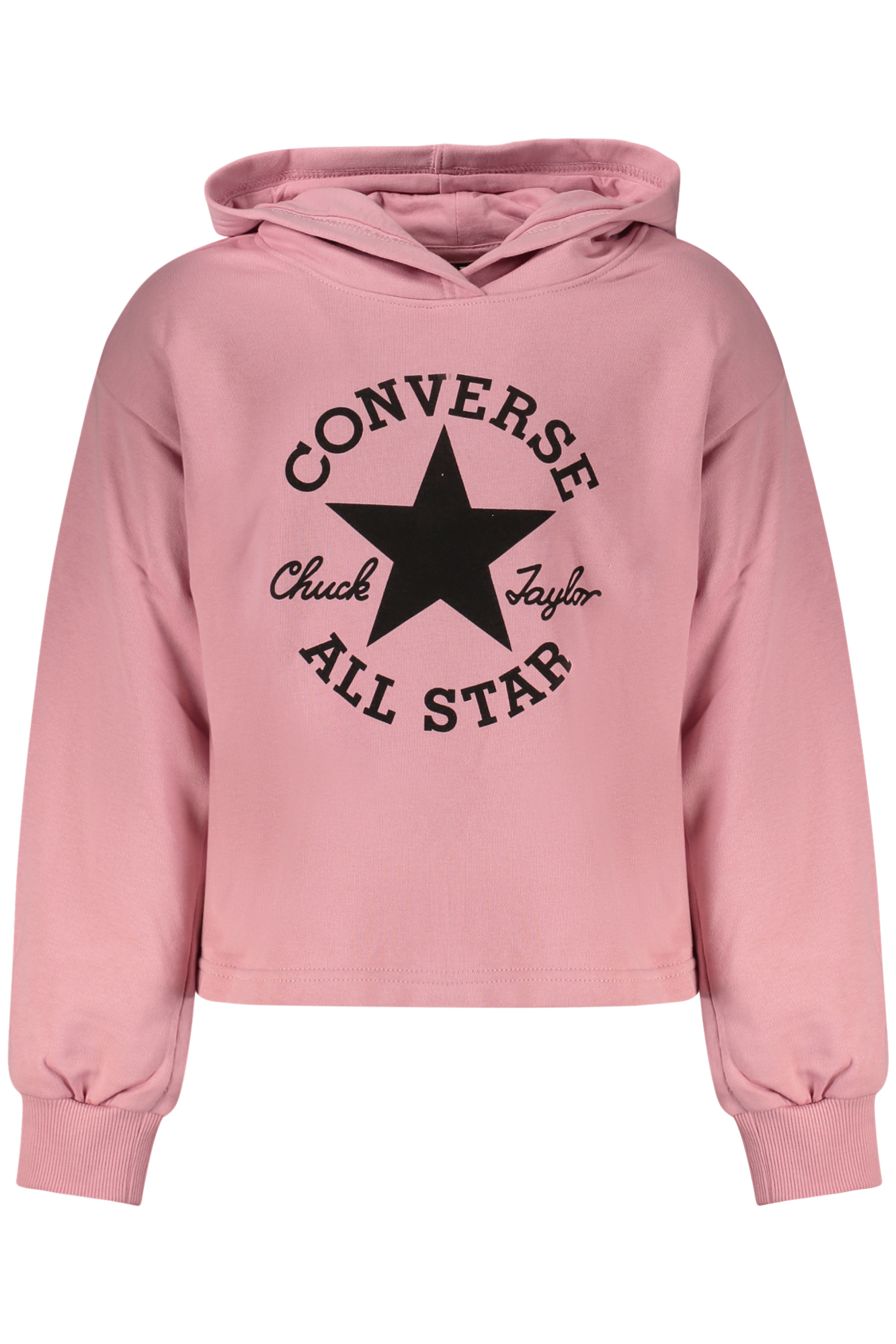 CONVERSE FELPA SENZA ZIP BAMBINA - Rosa
