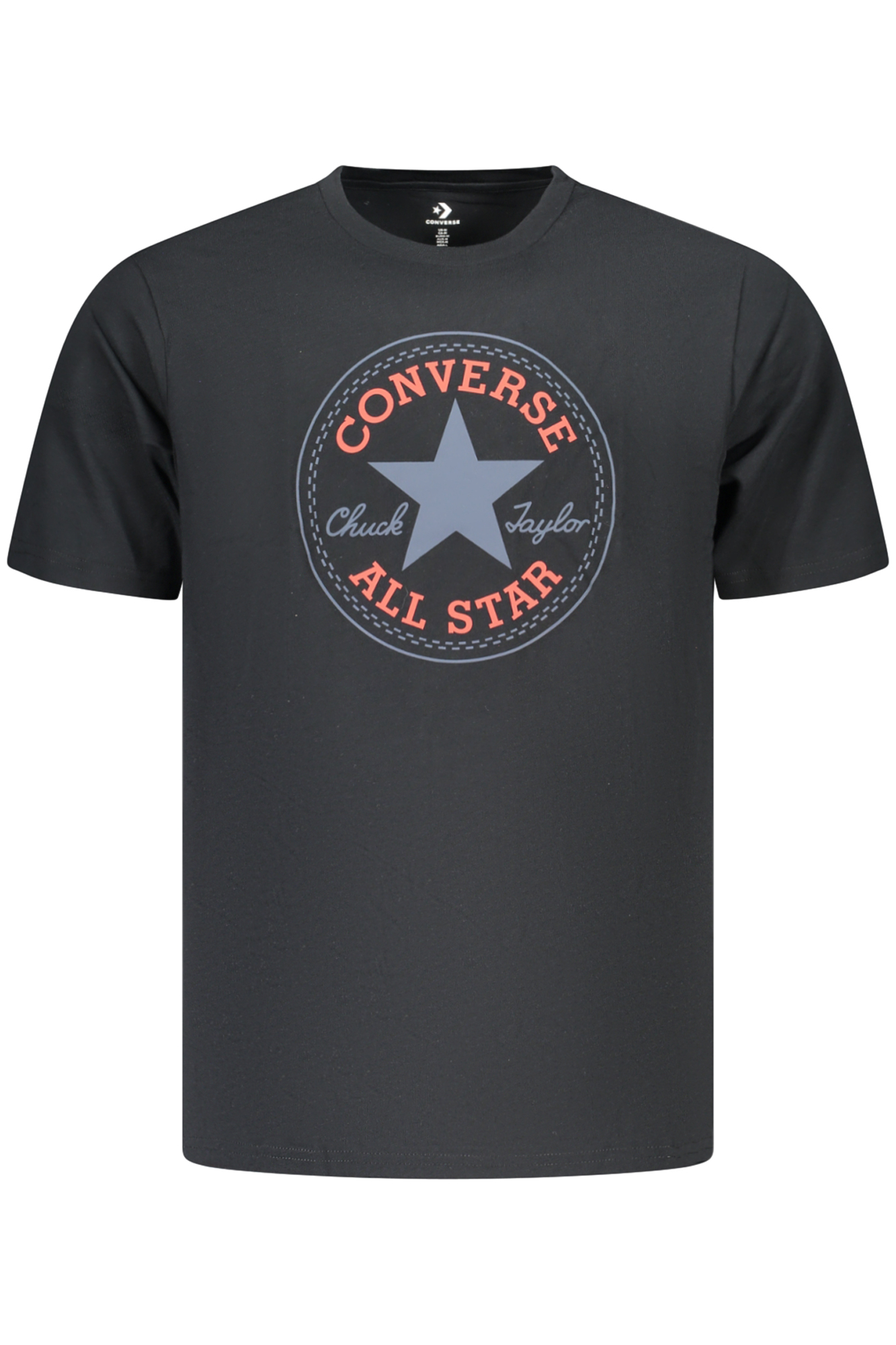 CONVERSE T-SHIRT MANICHE CORTE UOMO - Nero