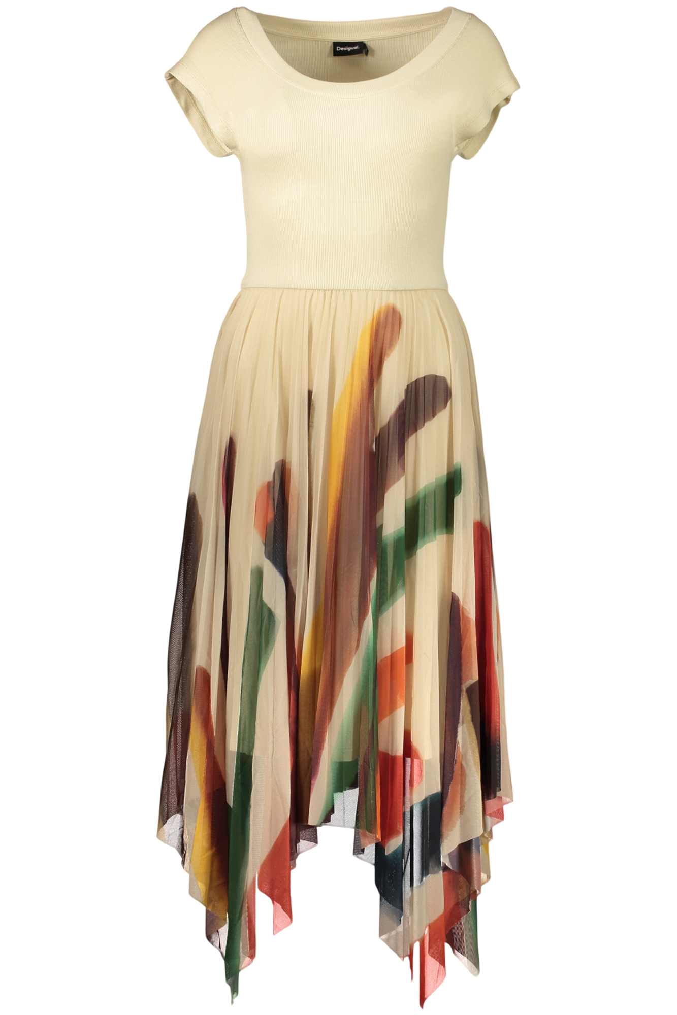 DESIGUAL ABITO LUNGO DONNA - Beige