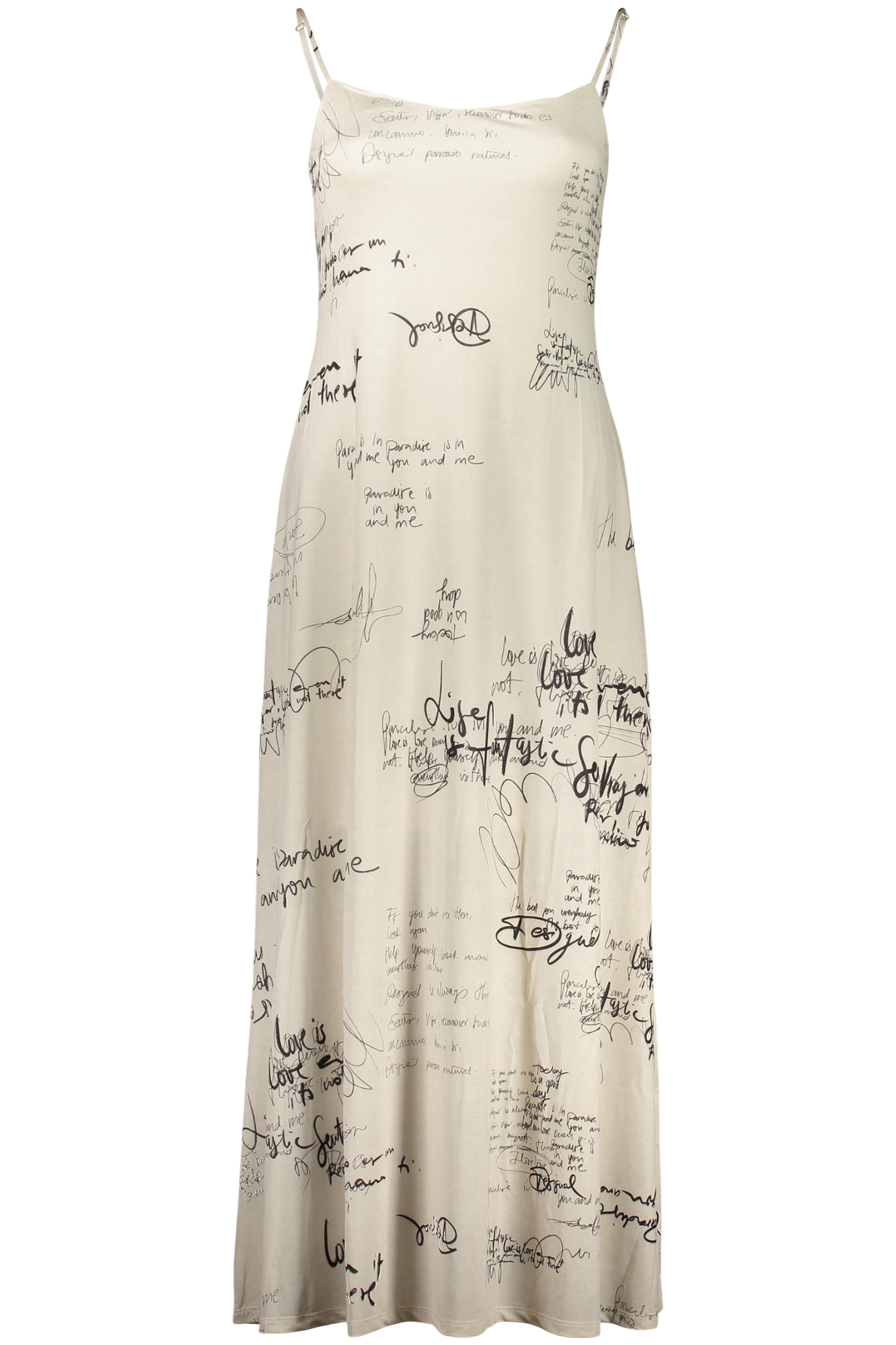 DESIGUAL ABITO LUNGO DONNA - Bianco