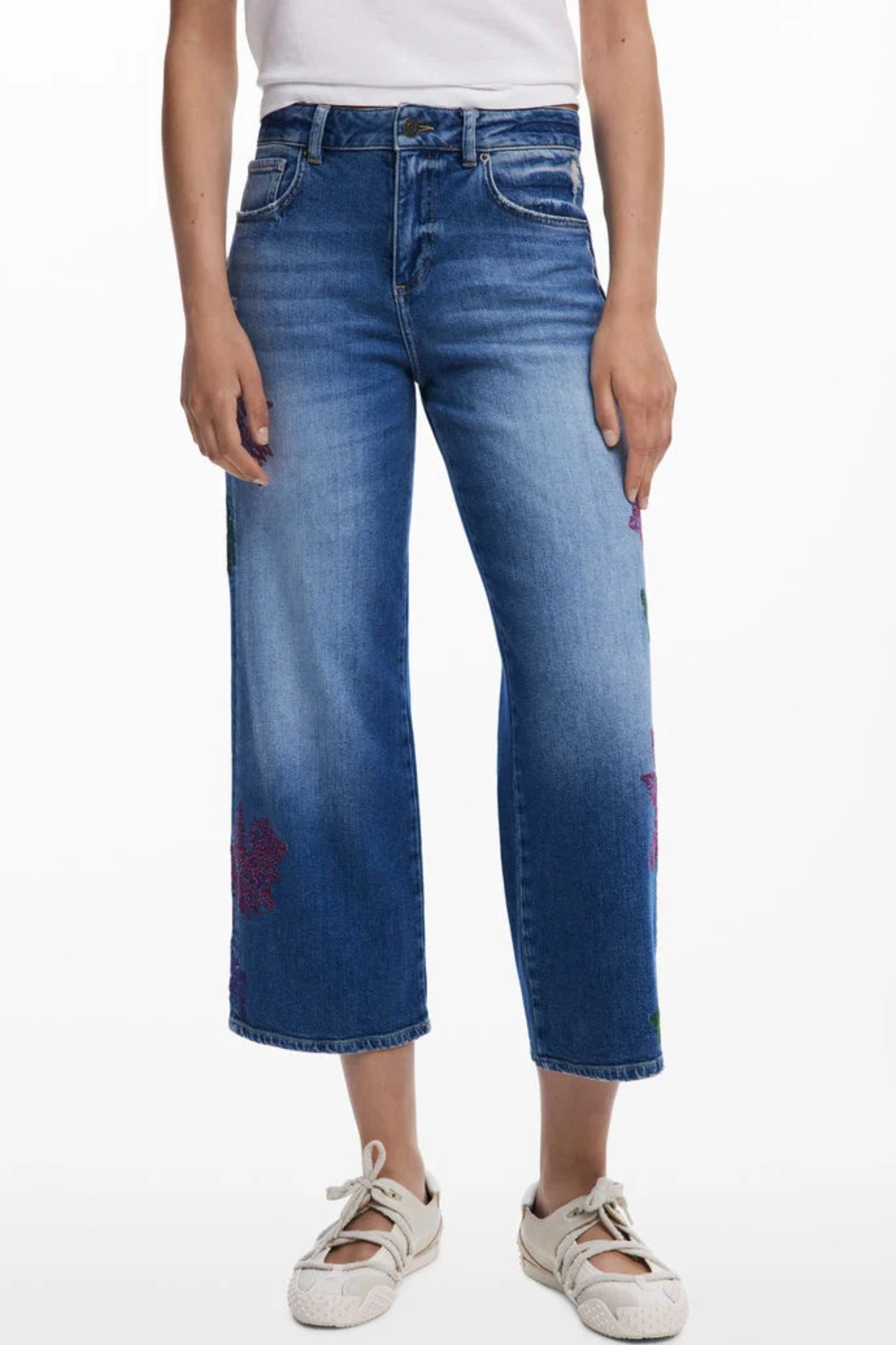 DESIGUAL JEANS DENIM DONNA - Azzurro